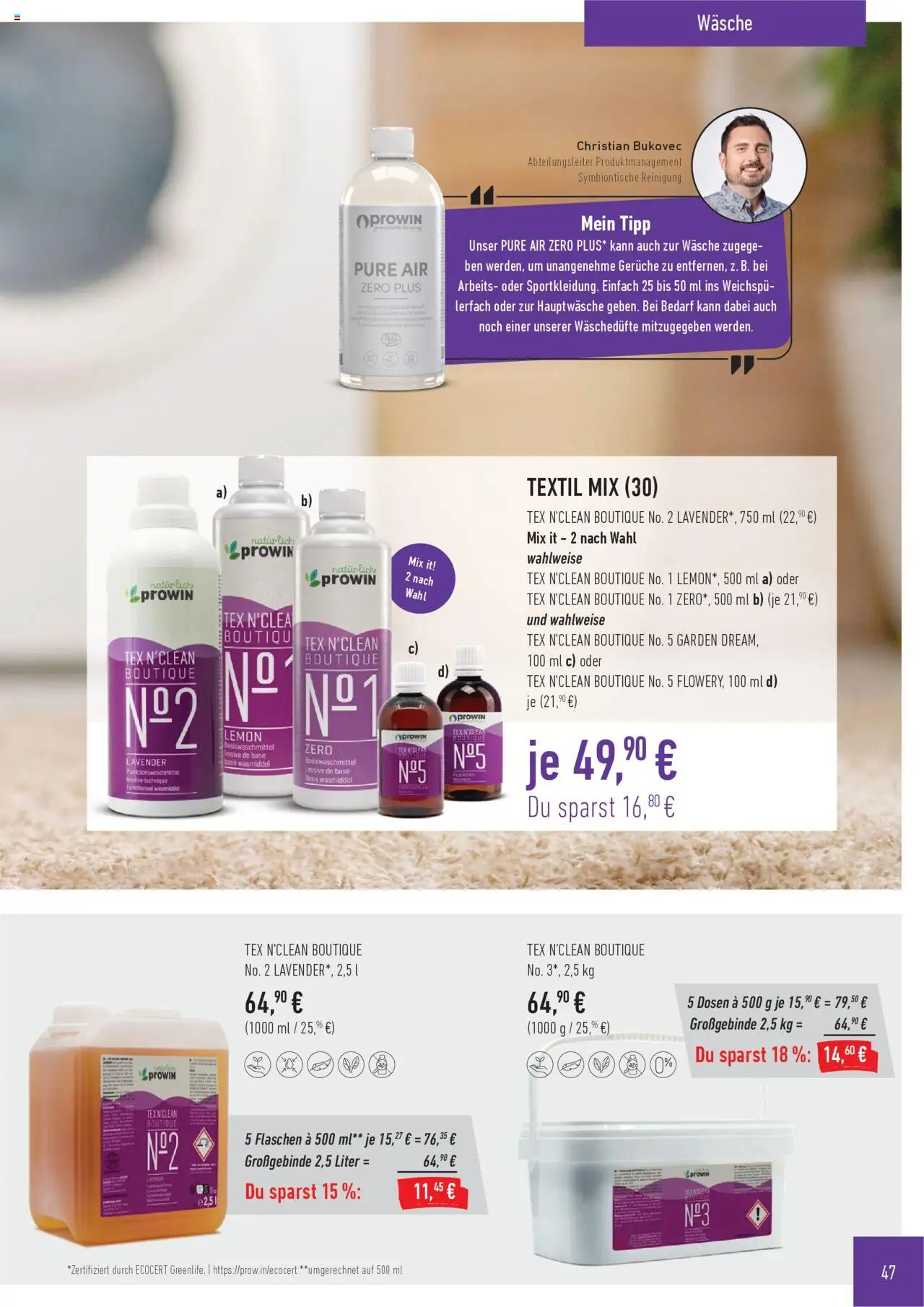 Katalog ProWin Juli/Dezember 2025 - gültig ab dem 01.07.2025 | Seite: 47