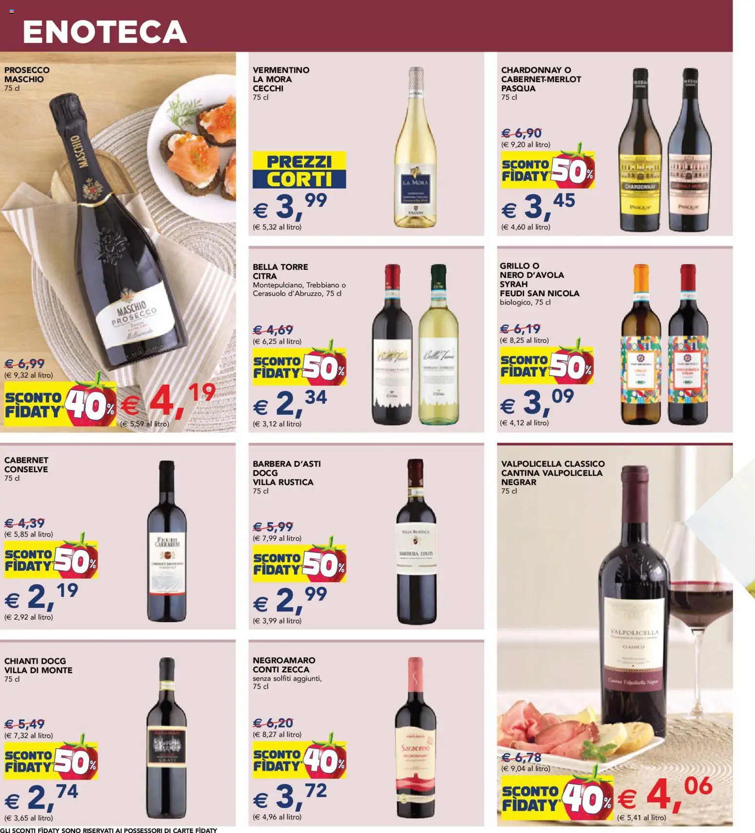 Volantino Esselunga S del 29.01.2026 | Pagina: 12 | Prodotti: Prosecco, Enoteca