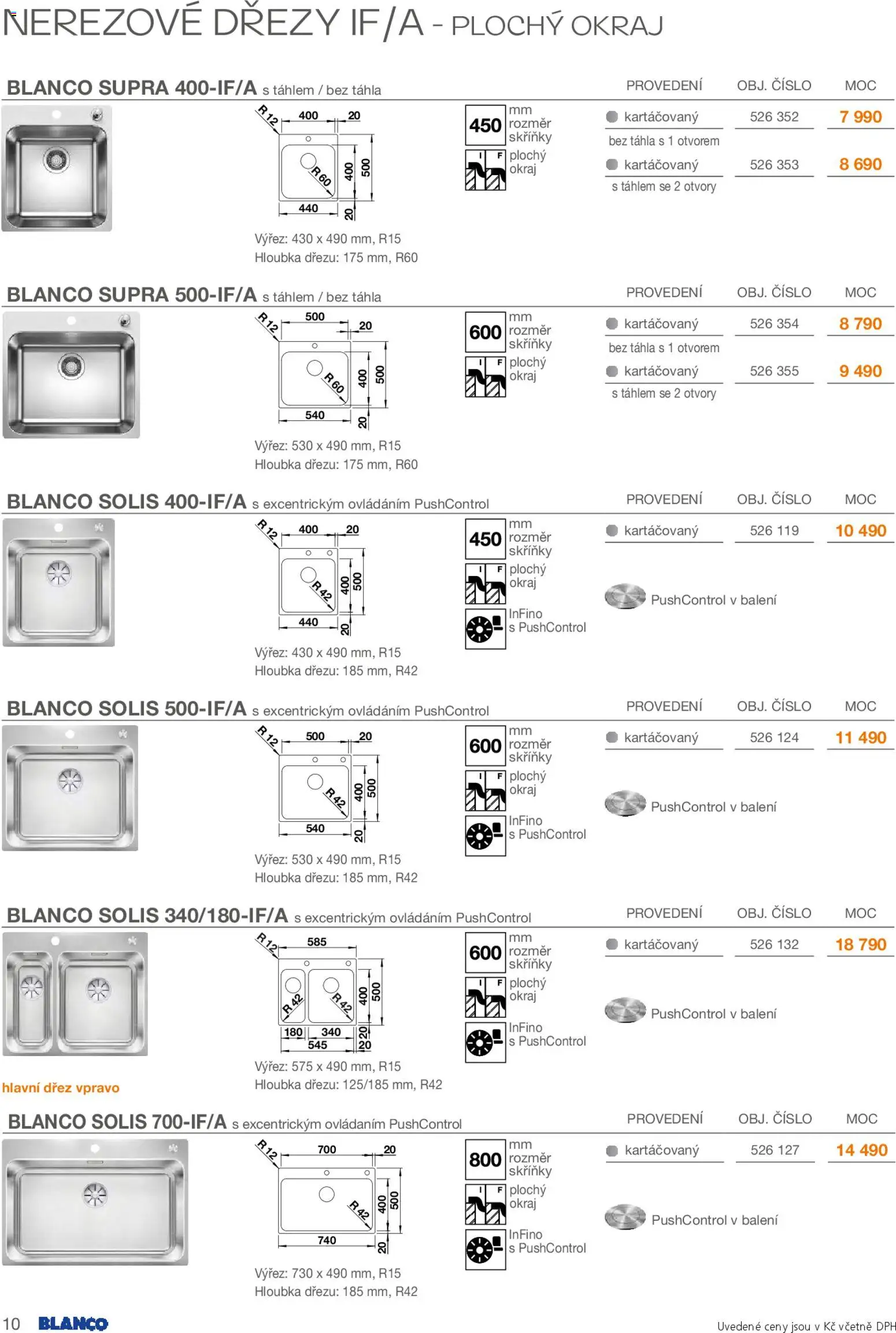 Möbelix leták - Blanco od 01.02.2026 | Strana: 10 | Produkty: Dřez