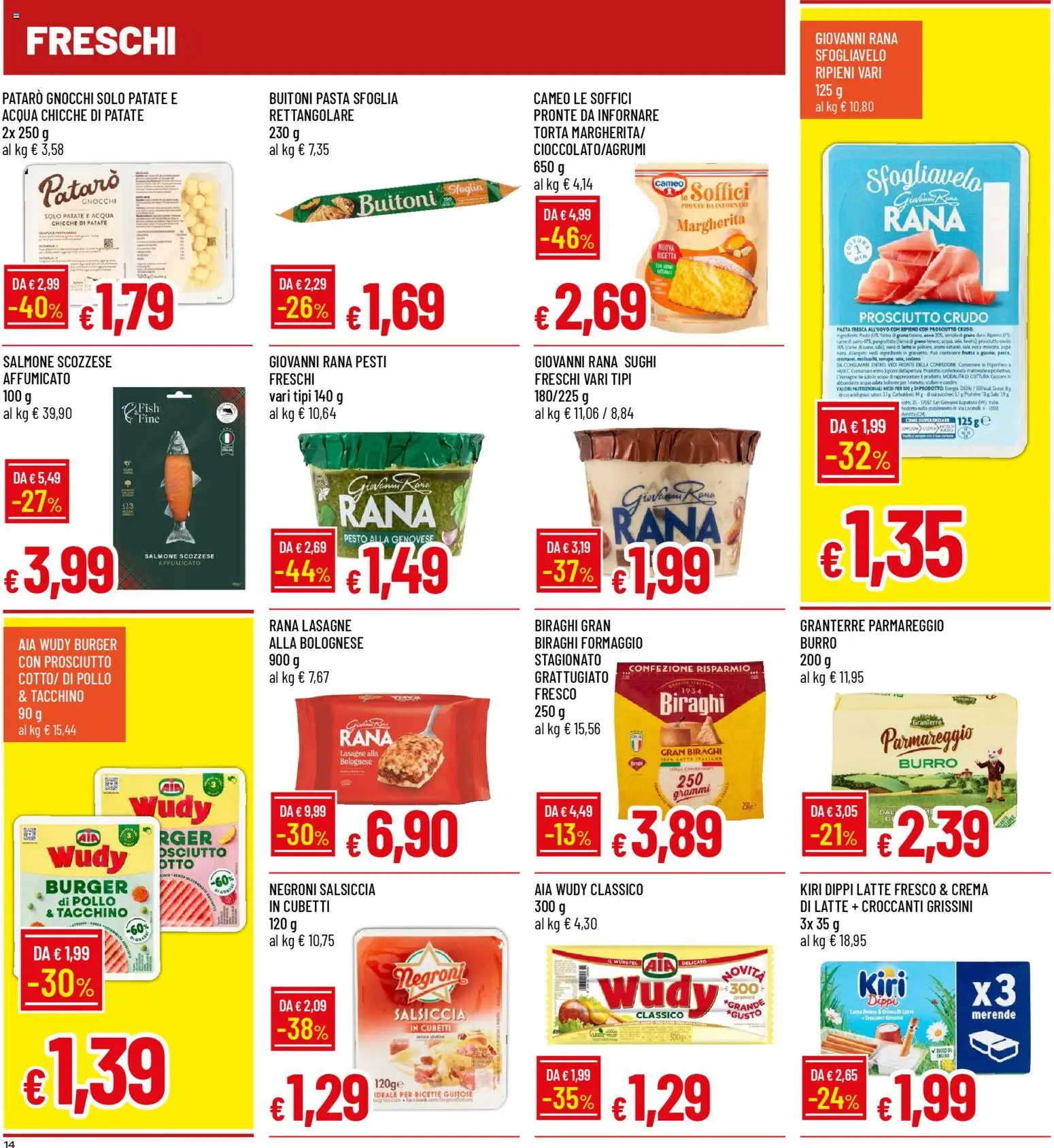 Volantino Famila del 13.11.2025 | Pagina: 14 | Prodotti: Crema, Tacchino, Prosciutto, Pesto