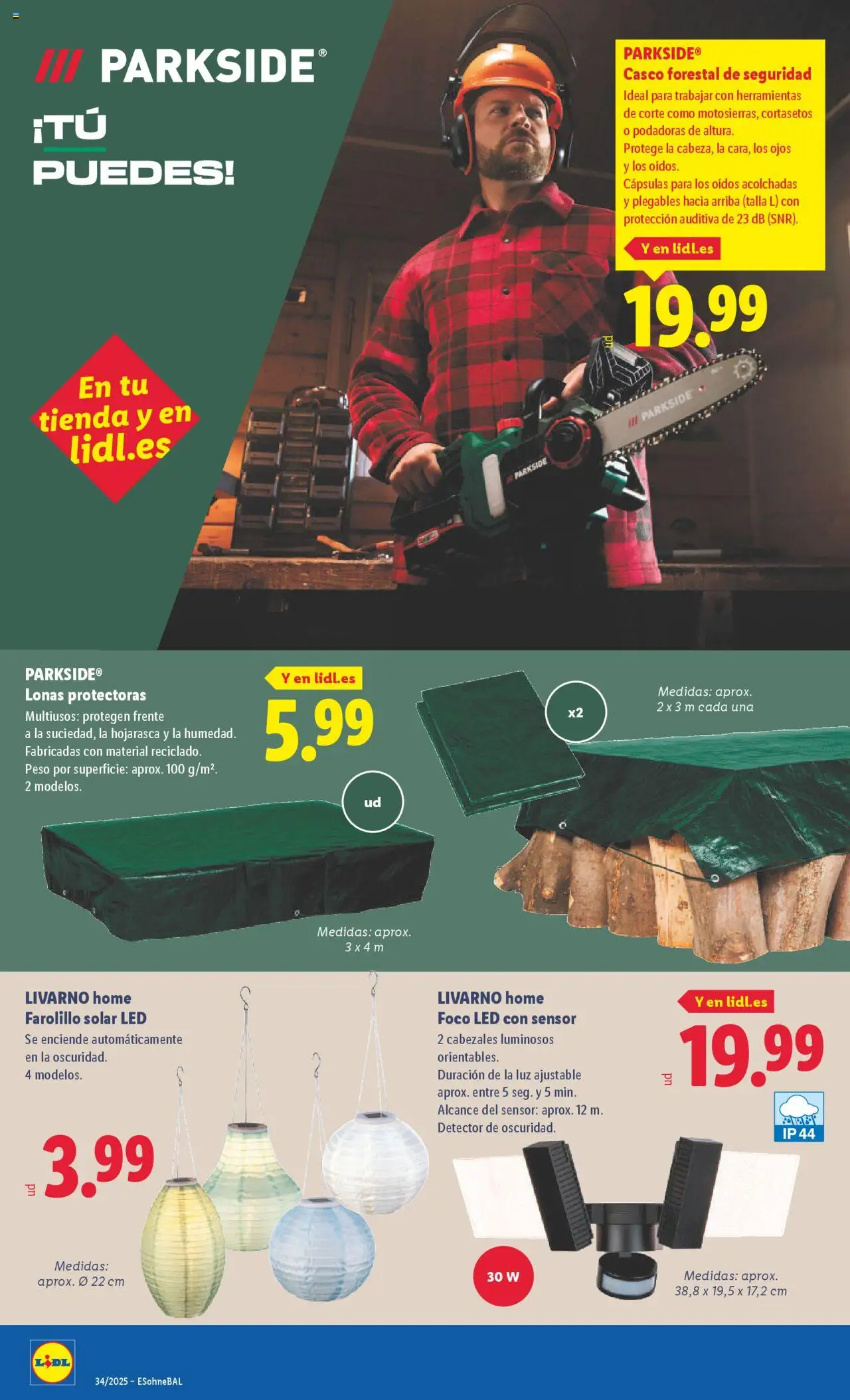 Lidl catálogo de bazar VAL │ válido desde el 18.08.2025 | Página: 12 | Productos: Cortasetos, Peso