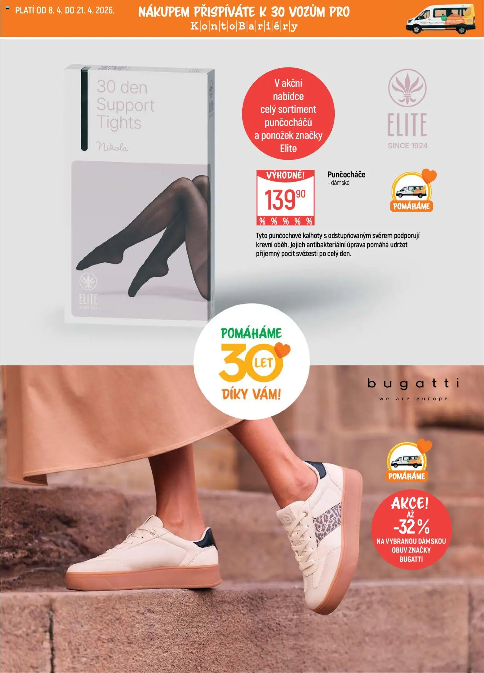 Globus leták - Praha Zličín od 08.04.2026 | Strana: 9 | Produkty: Kalhoty, Bugatti, Obuv, Punčocháče