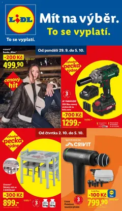 Náhled letáku Lidl leták - Spotřební zboží od 29.09.2025