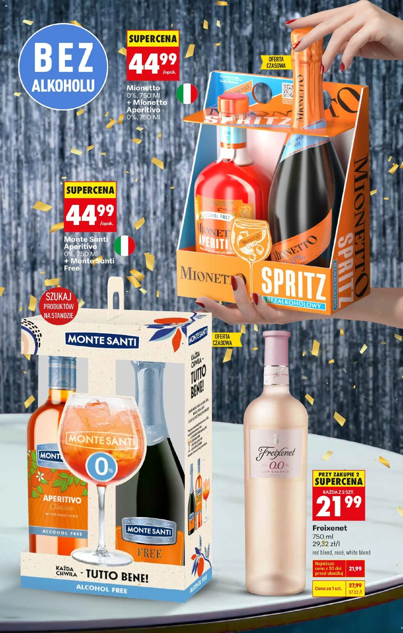 Biedronka gazetka - Czas na toast od 27.12.2025 | Strona: 35 | Produkty: Monte Santi