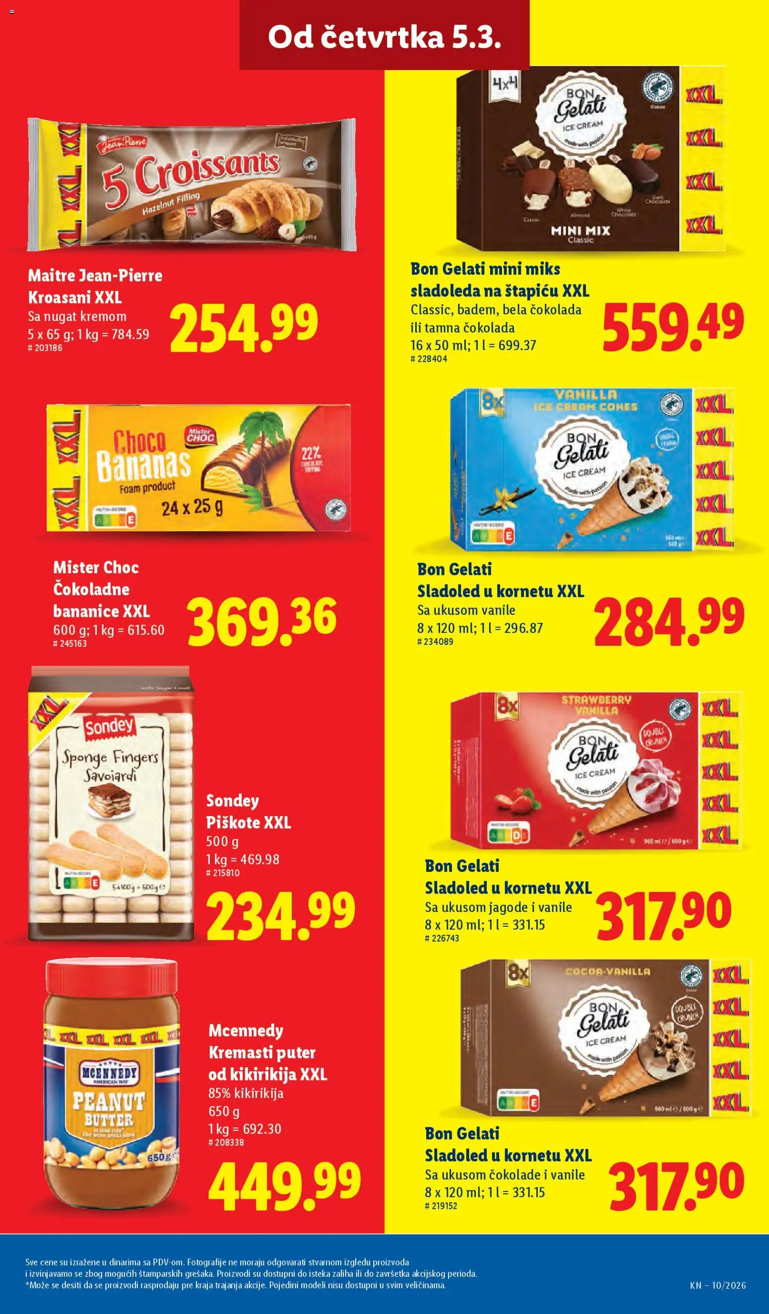 Lidl katalog - važi od 05.03.2026 | Strana: 57 | Proizvode: Jagode, Sladoled, Puter, Čokolada