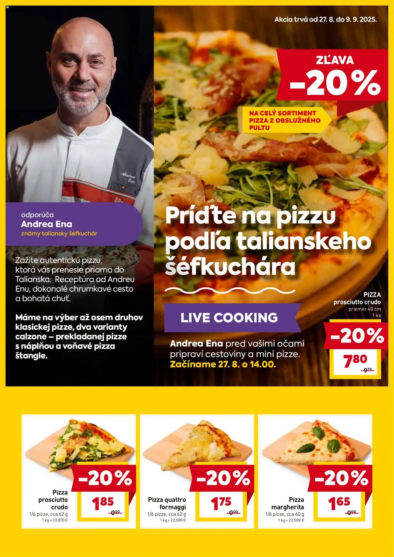 Billa Bajkalská │ platný od 27.08.2025 | Strana: 5 | Produkty: Pizza, Cestoviny