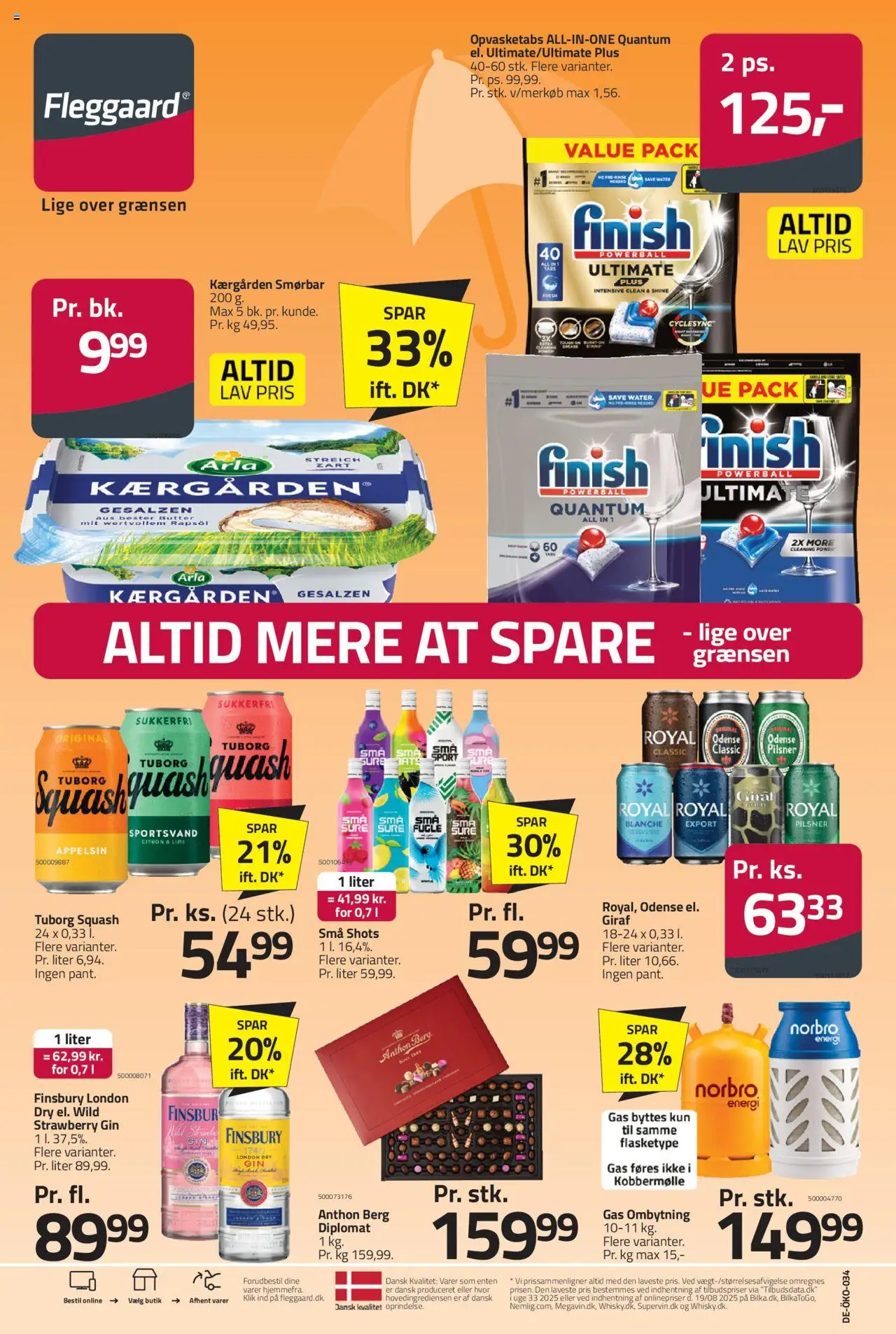 Fleggaard tilbudsavis – gyldig fra 24.09.2025 | Side: 44 | Produkter: Squash, Lime, Is, Tuborg Squash