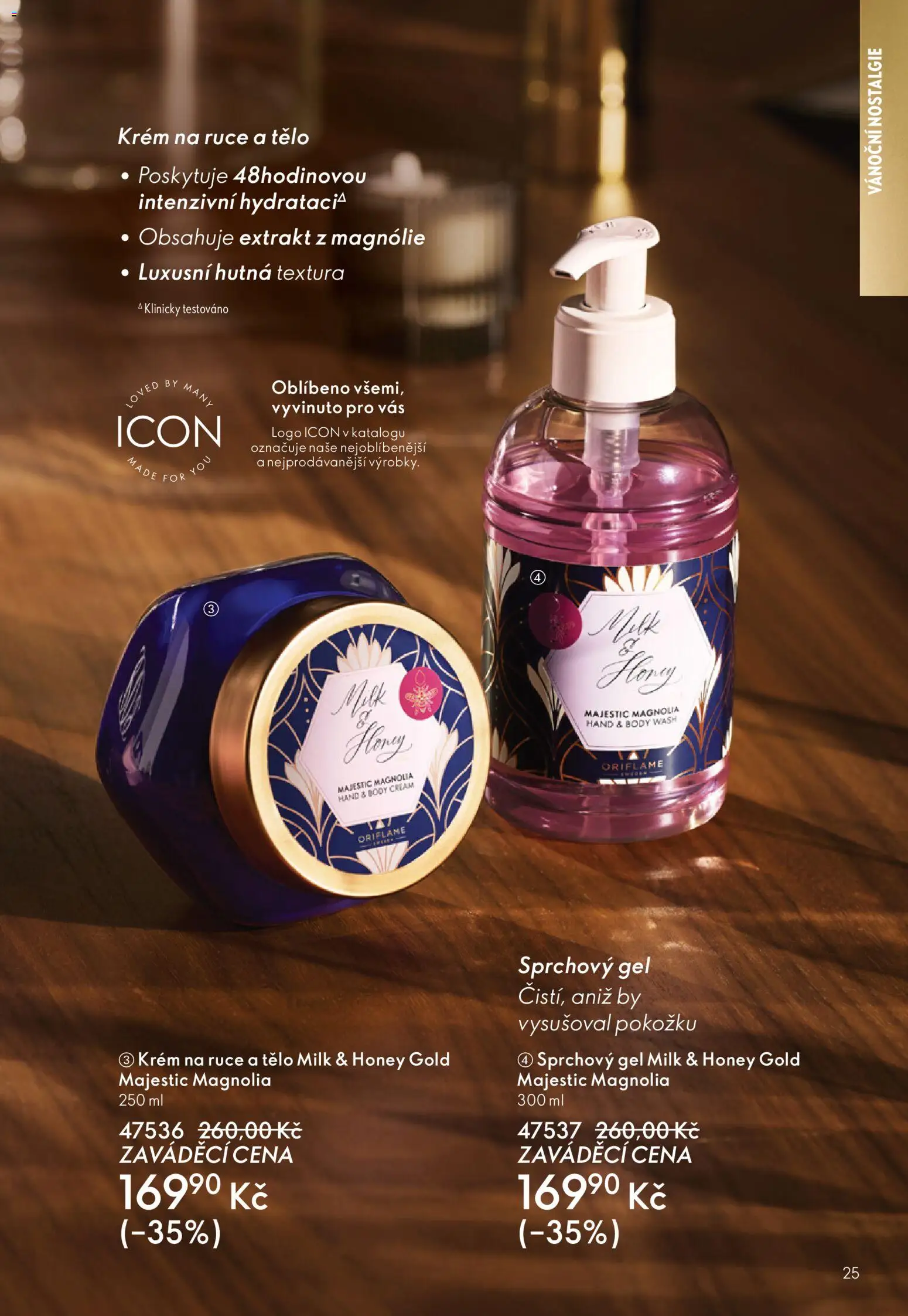 Oriflame Black Friday od 12.11.2025 | Strana: 25 | Produkty: Krém na ruce, Sprchový gel, Krém, Body