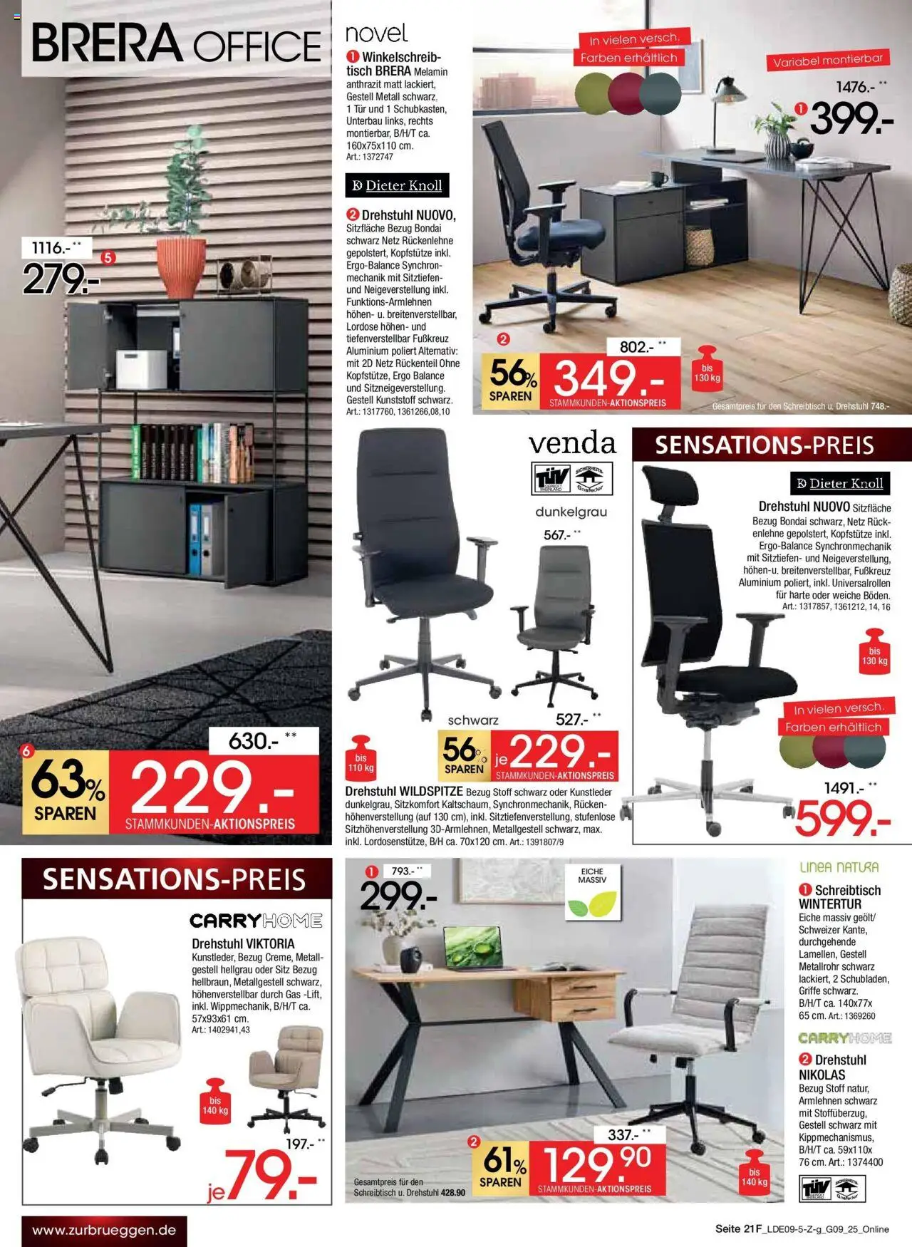 Zurbrüggen - Zurbrüggen: Prime Shopping week – gültig ab 12.09.2025 | Seite: 33 | Produkte: Tisch, Tür