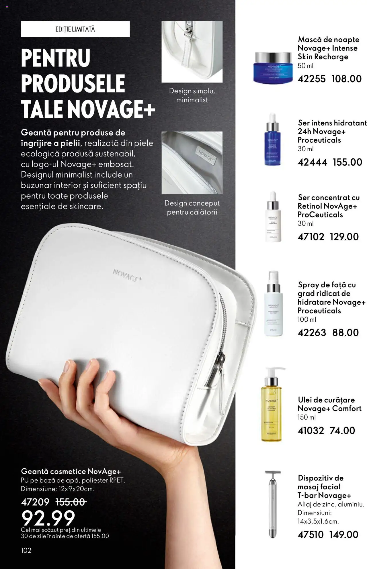 Noul catalog Oriflame – valabil de la 01.10.2025 | Pagină: 102 | Produse: Geantă, Ulei