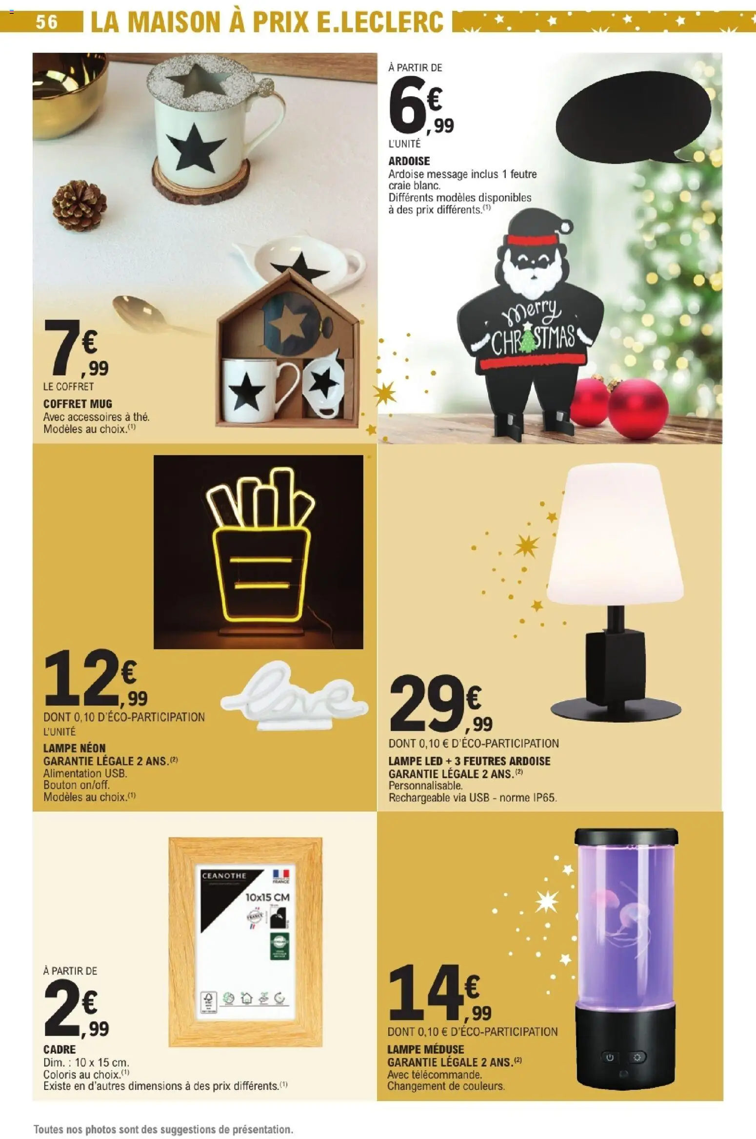 {H1} | Page: 56 | Produits: USB, lampe LED, Lampe, Cadre