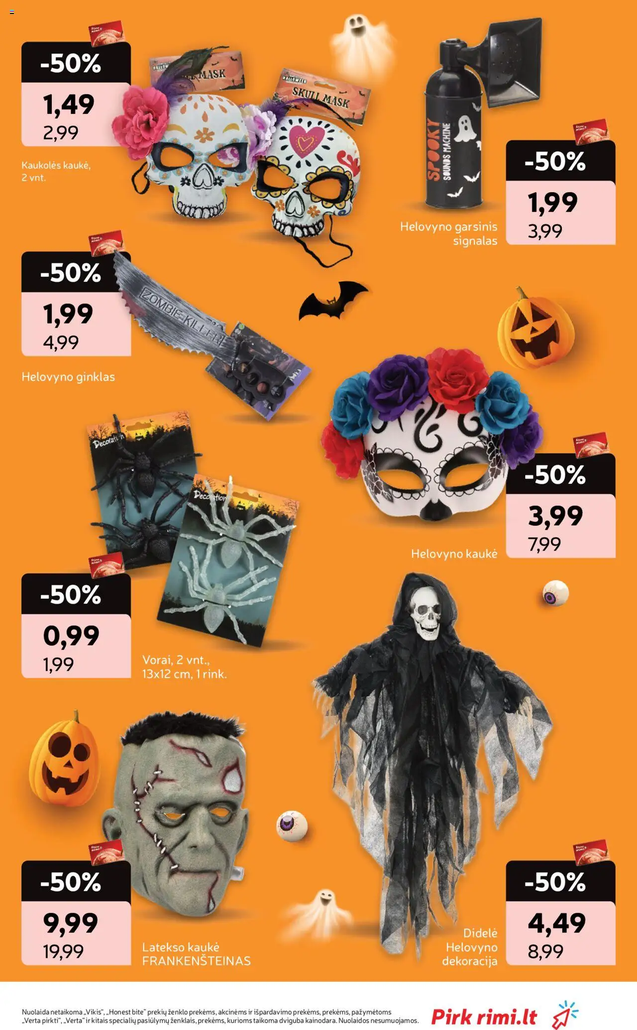 Rimi akcijos nuo 21.10.2025 | Puslapis: 5 | Prekių: Kaukė