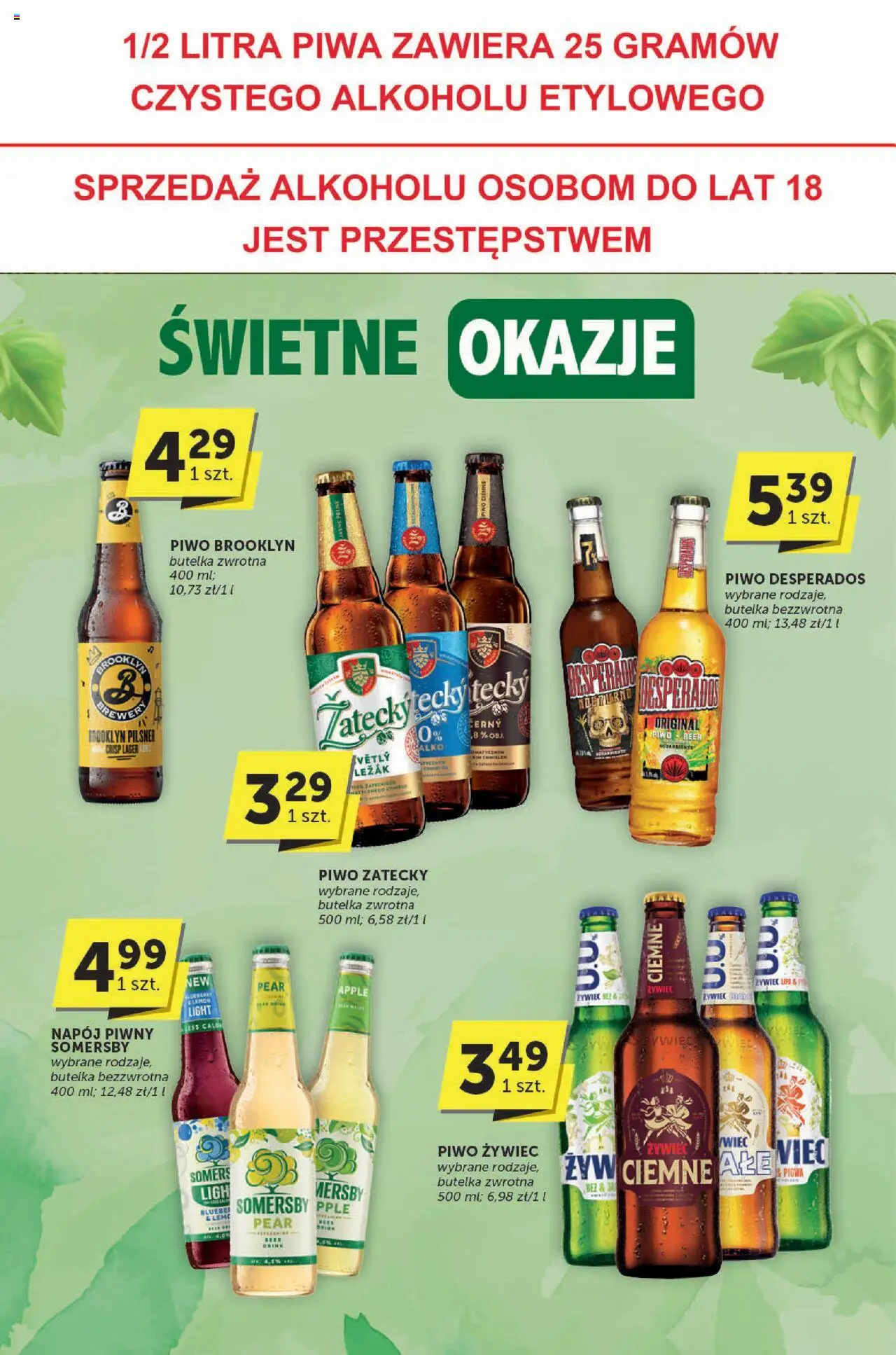 Groszek Gazetka - Katalog od 12.06.2025 | Strona: 28 | Produkty: Pigwa, Leżak, Piwo Desperados, Somersby