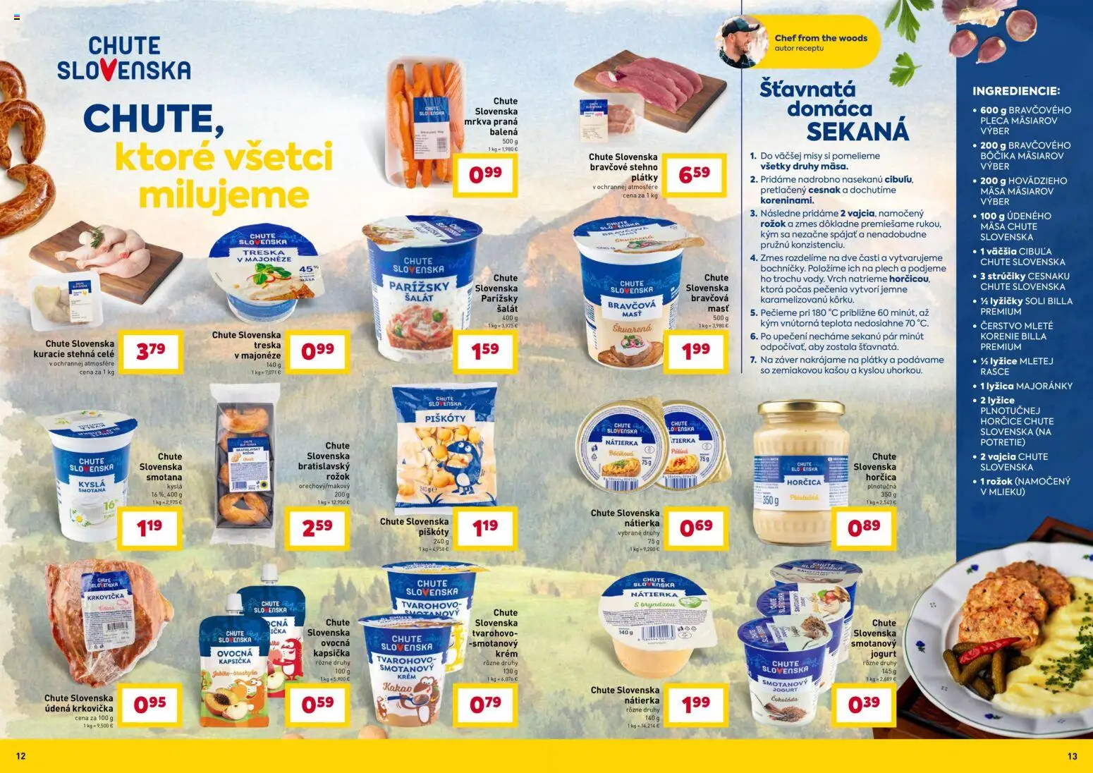 Nové Billa akcie – leták je platný od 28.01.2026 | Strana: 7 | Produkty: Jogurt, Smotana, Kuracie stehná, Krém
