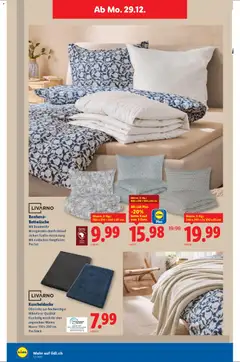 Lidl Aktionen ab 26.12.2025 gültig | Seite: 22 | Produkte: Bettwäsche