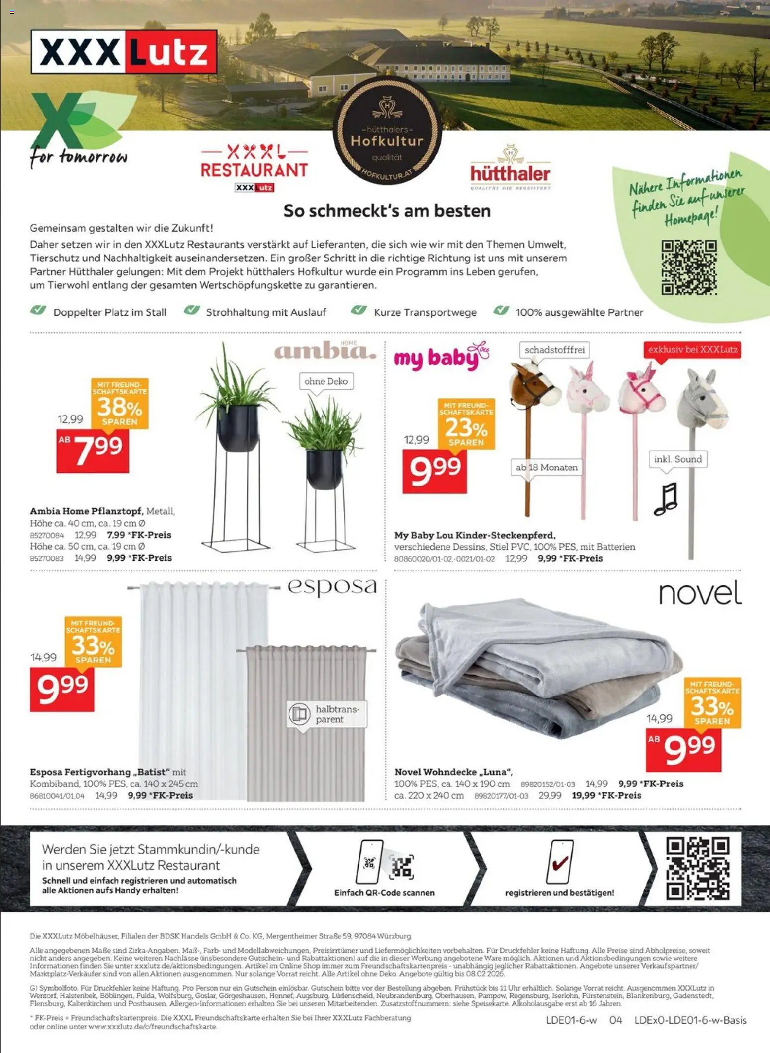 XXXL Lutz Restaurantgutscheine – gültig ab 18.01.2026 | Seite: 16