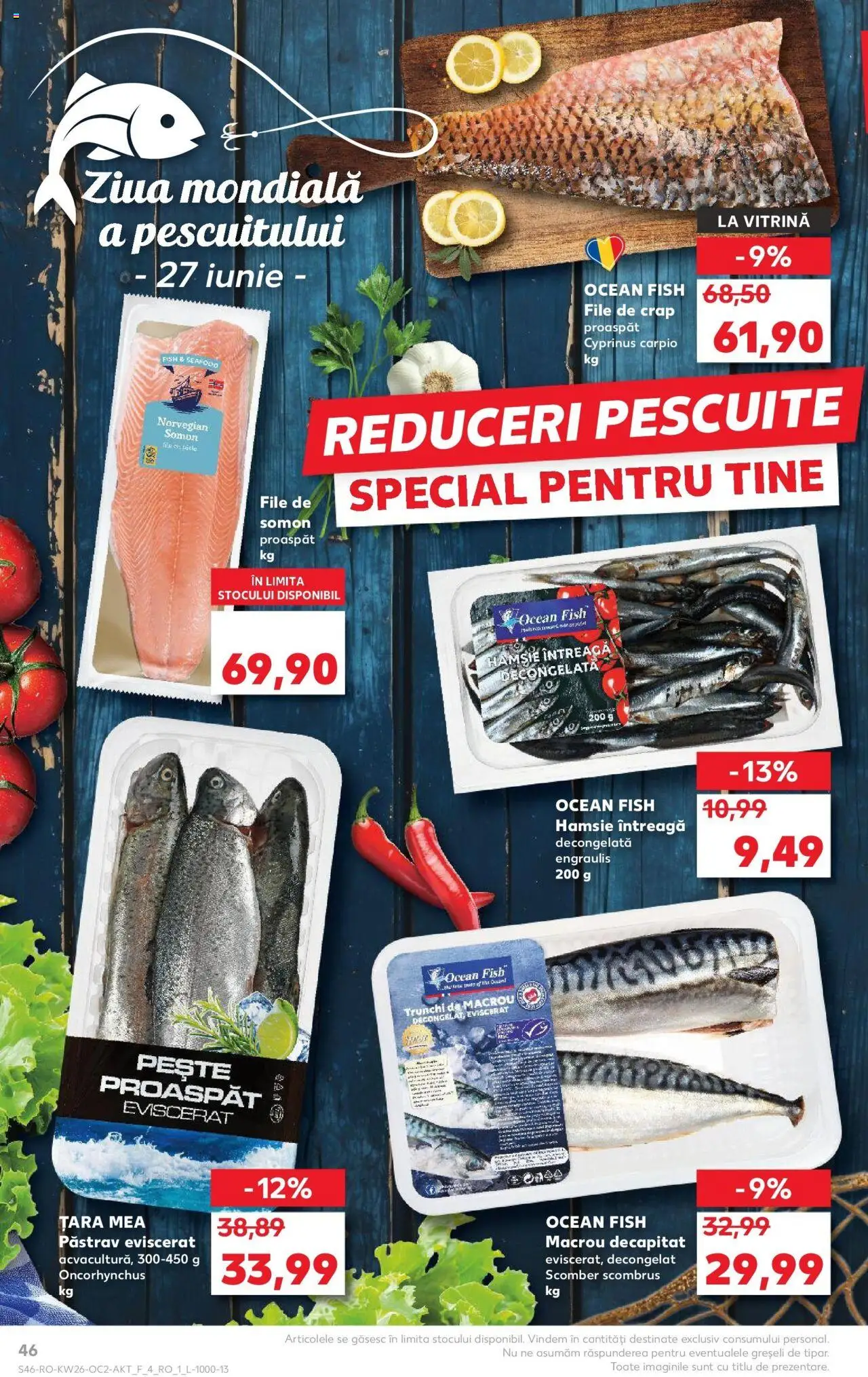 Catalog Kaufland - Bucureşti – valabil de la 25.06.2025 | Pagină: 46 | Produse: Vitrină, Pește