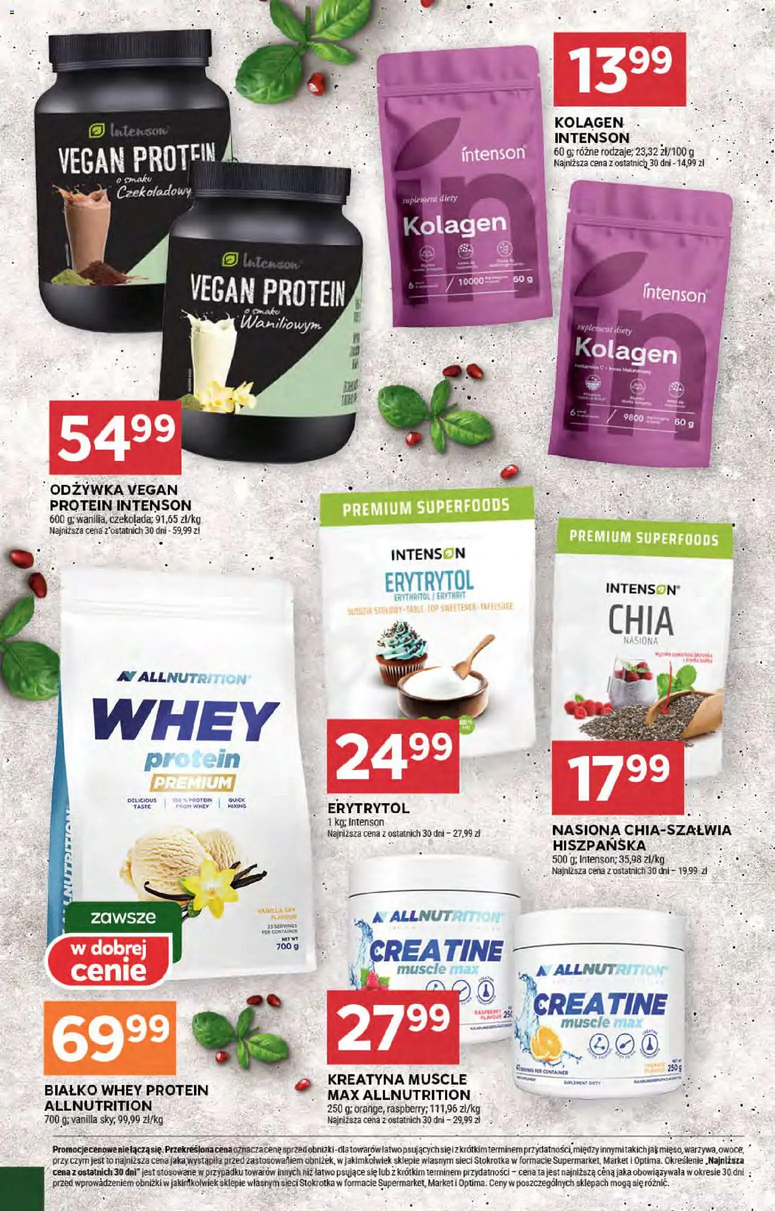 Stokrotka Gazetka od 05.02.2026 | Strona: 28 | Produkty: Erytrytol, Stokrotka, Nasiona, Odżywka