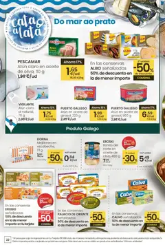 Eroski - Ofertons para conquistarte │ válido desde el 14.08.2025 | Página: 22 | Productos: Calamares, Aceite, Aceite de oliva, Cama