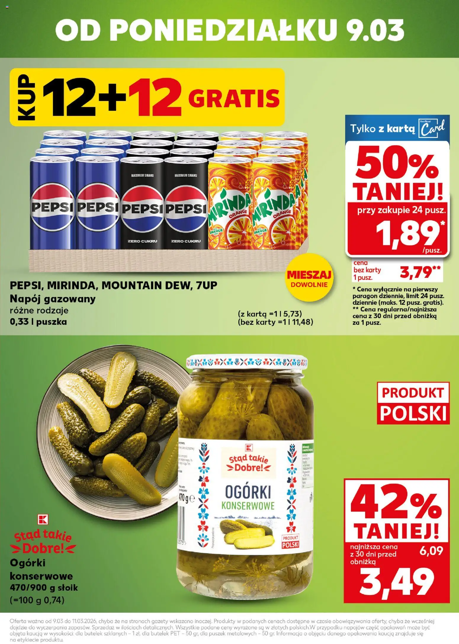 Kaufland Polsko leták Mocny start od 09.03.2026 | Strana: 3