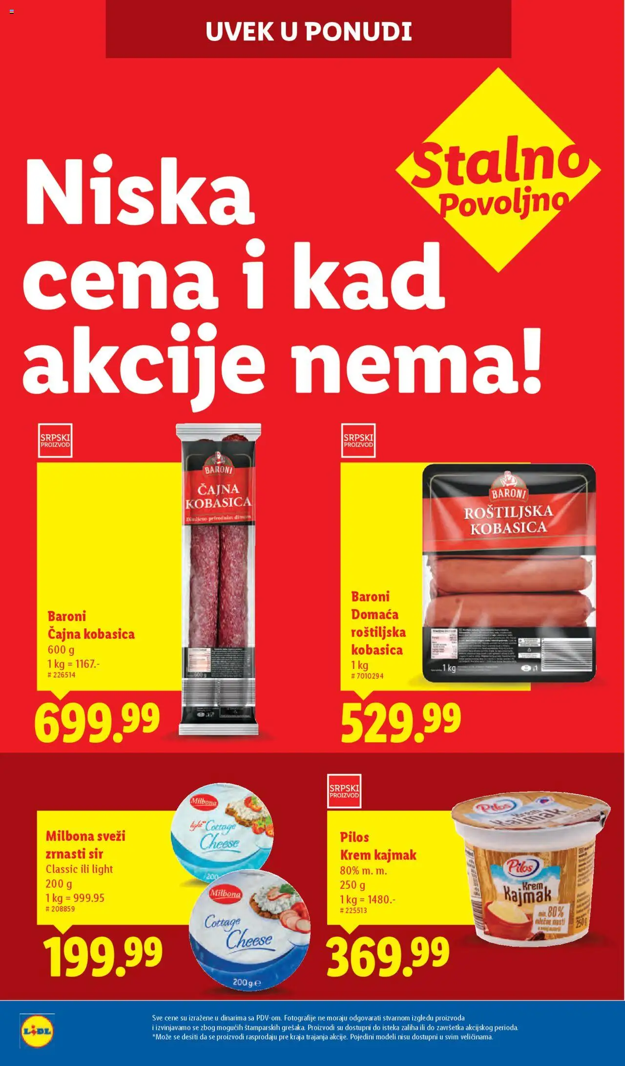 Lidl katalog - važi od 31.07.2025 | Strana: 20 | Proizvode: Sir, Kobasica, Kajmak
