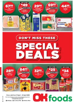 OK Foods specials catalogue – valid from 15.04.2026