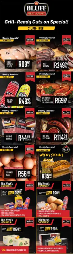 Bluff Meat Supply specials catalogue – valid from 21.01.2026