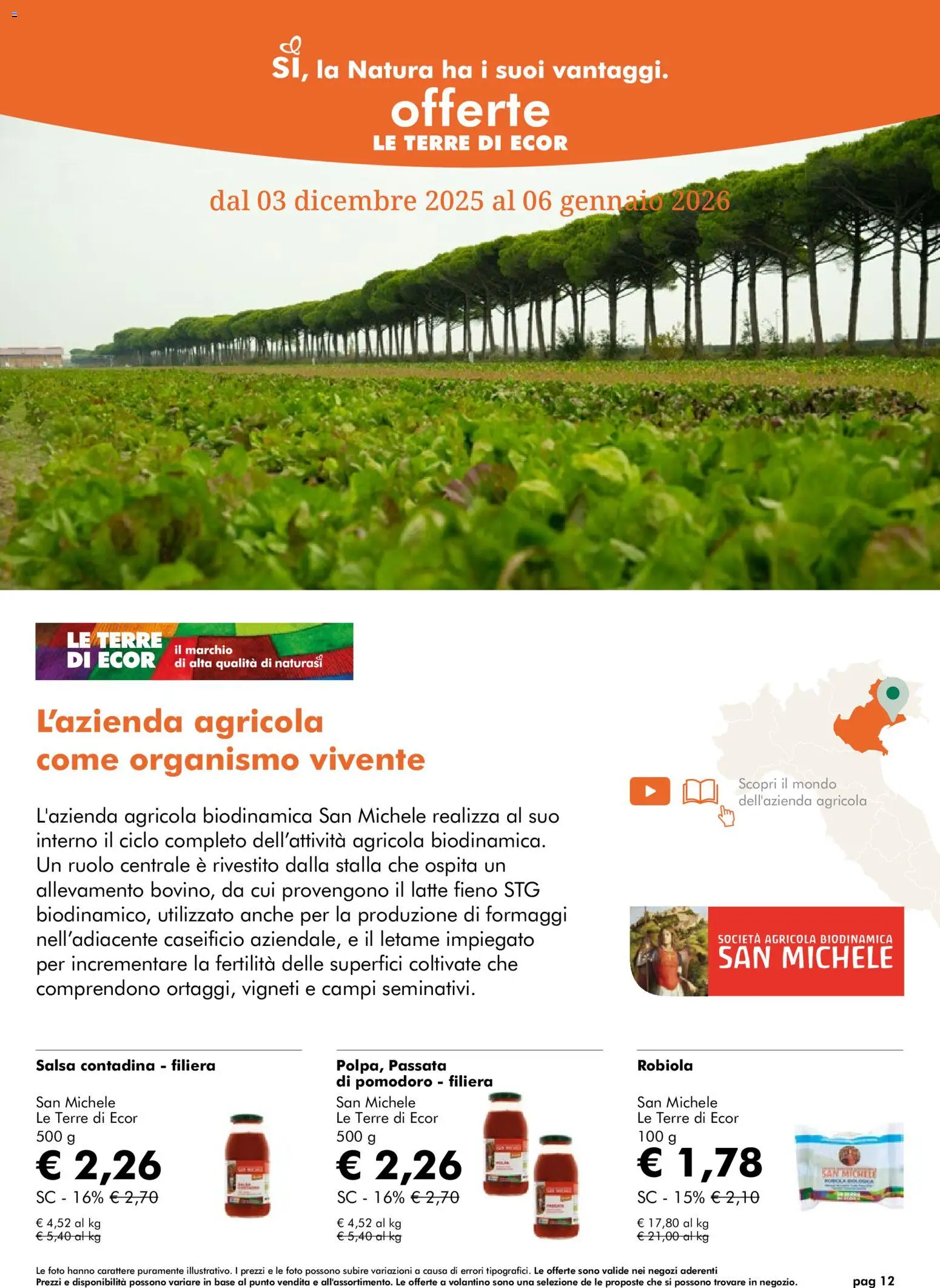 Volantino Natura Sì del 03.12.2025 | Pagina: 12