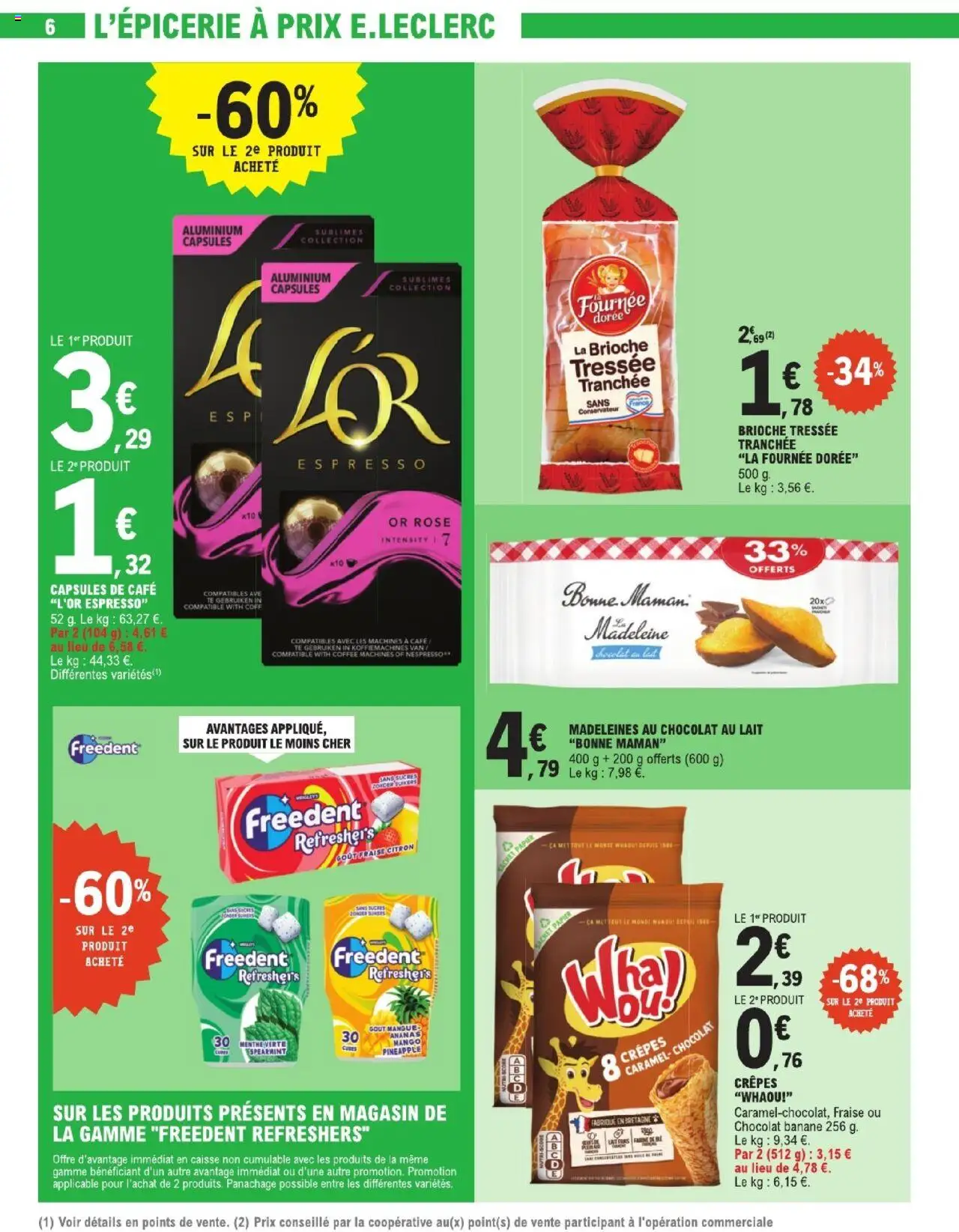  | Page: 6 | Produits: Fraise, Mangue, Cônes, Lait