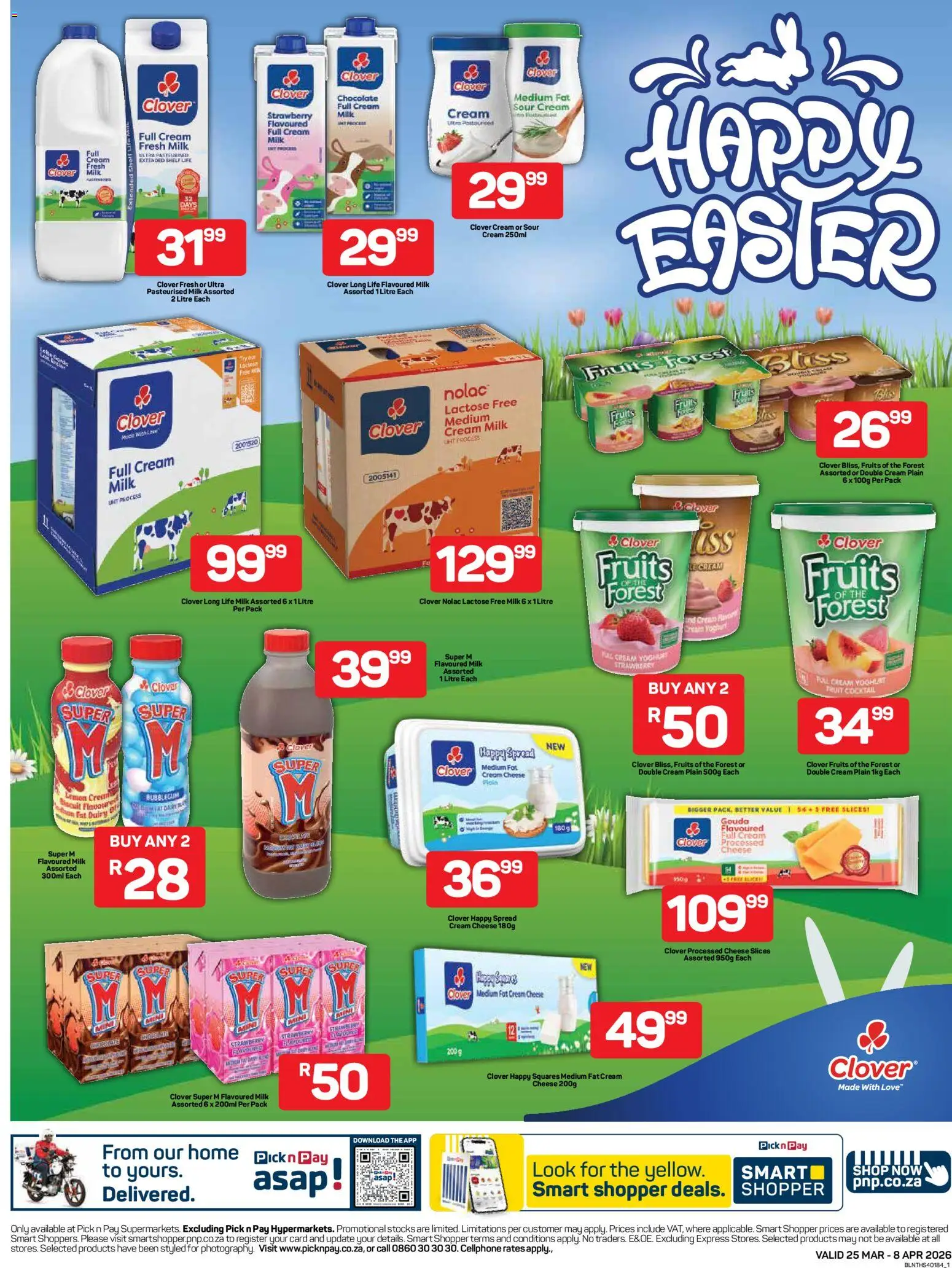 New Pick n Pay catalogue – valid from 25.03.2026 | Page: 13 | Products: Shelf, Milk, Chocolate, Cream