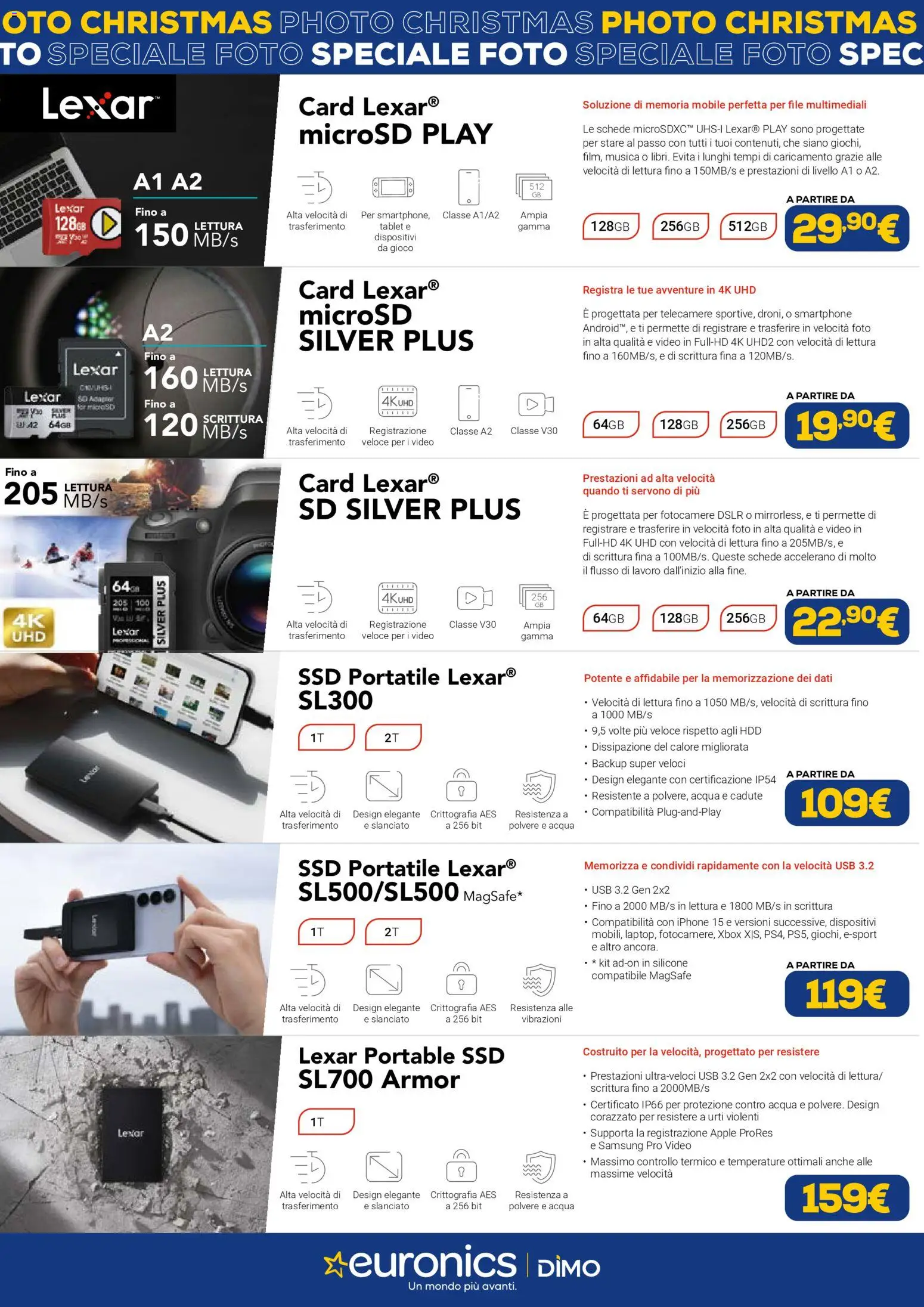 Volantino Euronics del 04.12.2025 | Pagina: 15 | Prodotti: Mobile, Iphone, Acqua, Xbox