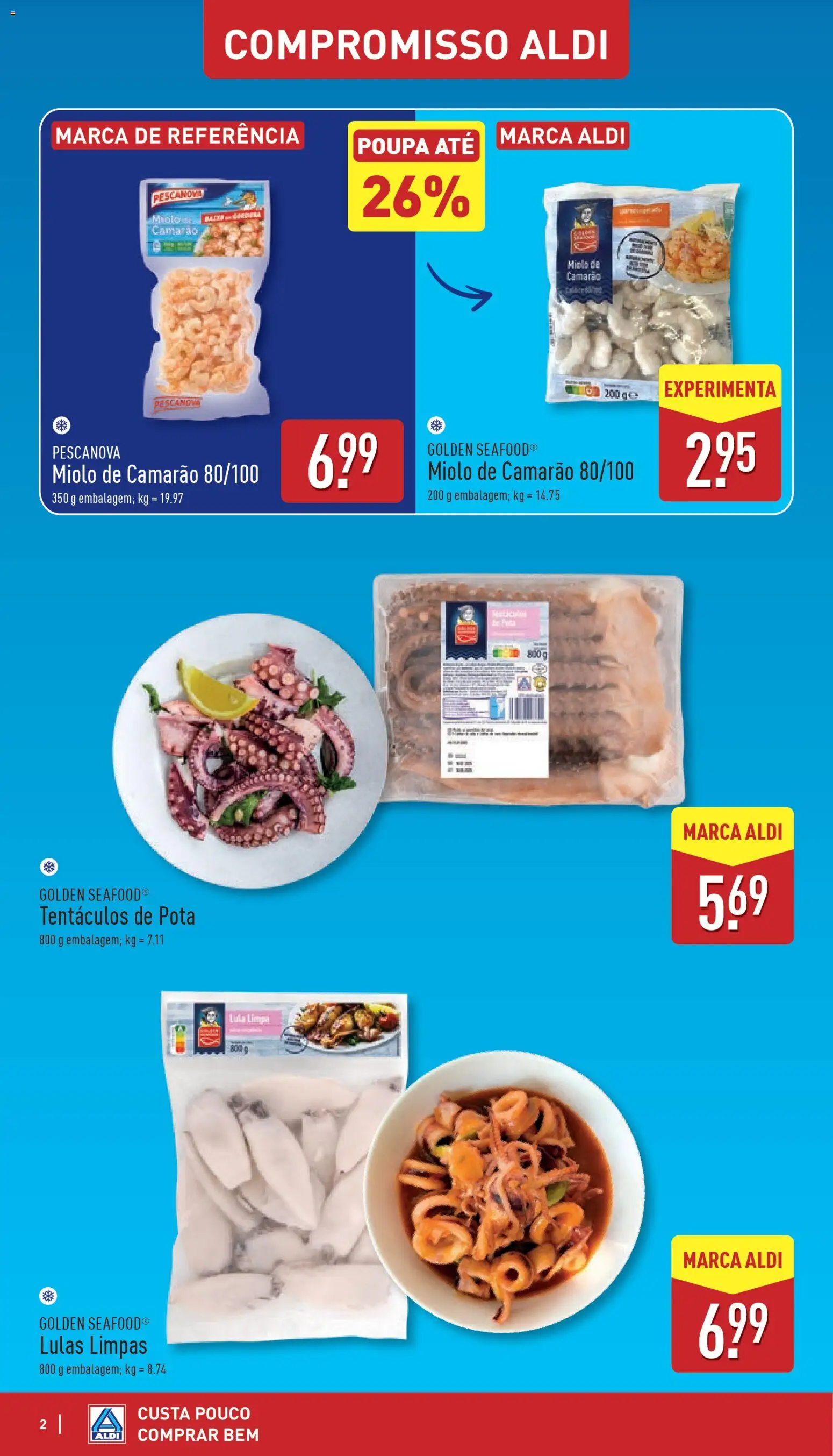Aldi folheto │ válido de 05.01.2026 | Página: 2 | Produtos: Lulas, Camarão