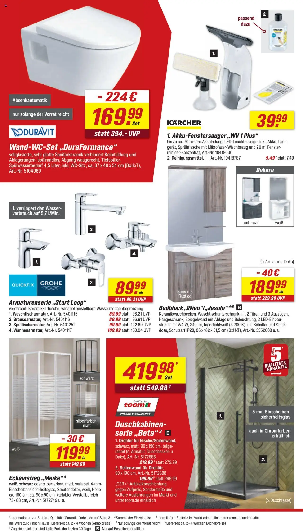 Toom Baumarkt Prospekt 	 - gültig ab dem 26.07.2025 | Seite: 12 | Produkte: Armatur, Wasser