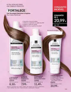 Pré-visualização 1. Reviving Bond Repair Champô, Reviving Bond Repair Shampoo, repairs broken inner hair bonds from first wash. válido de 01.02.2026 | Página: 163