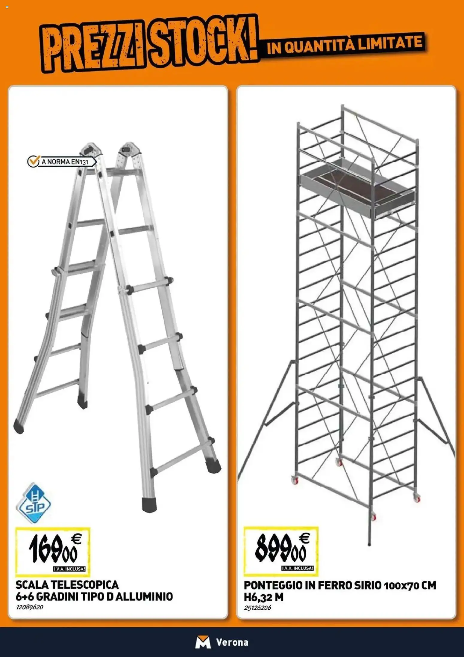 Volantino TECNOMAT del 19.02.2026 | Pagina: 17 | Prodotti: Scala, Alluminio