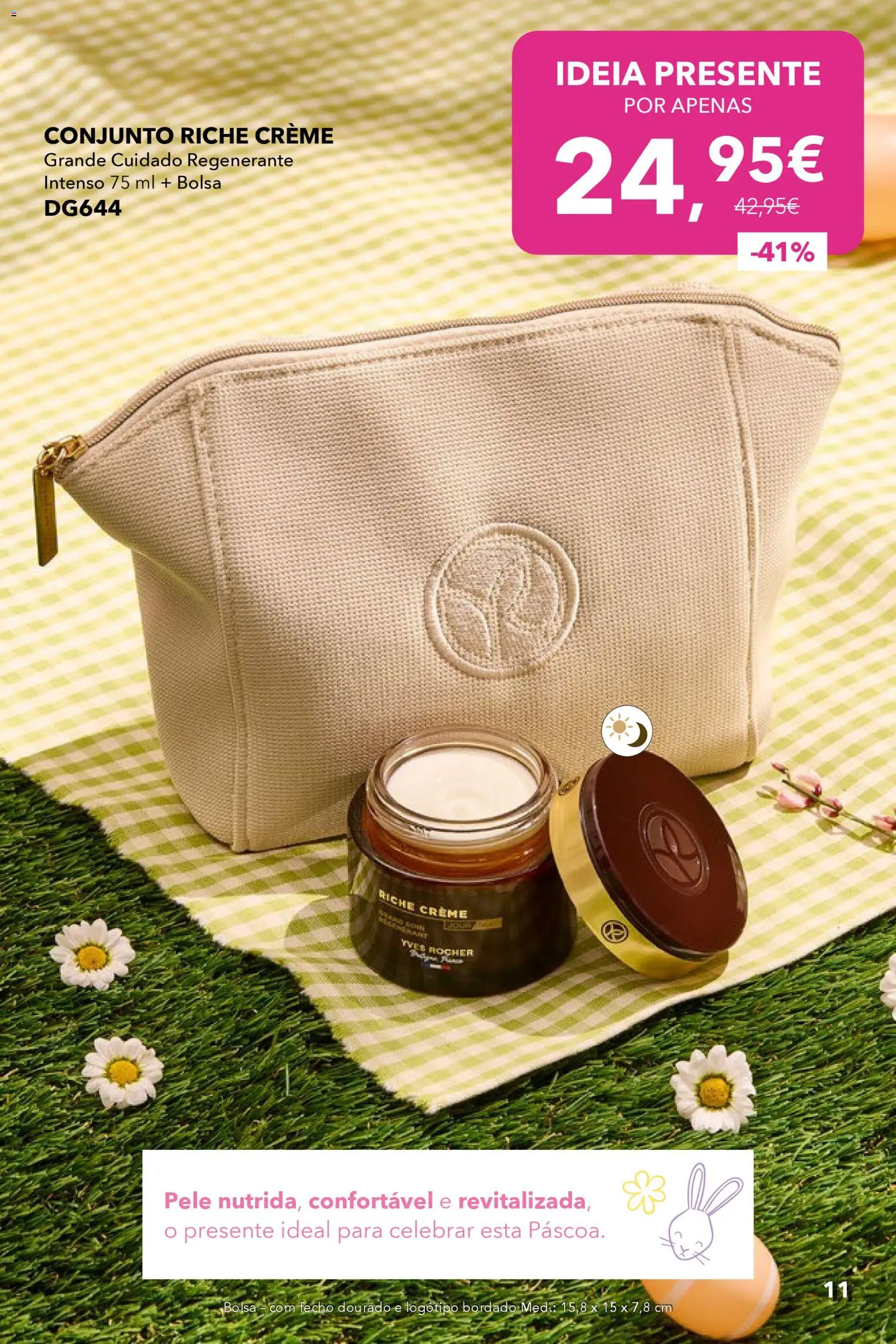 Yves Rocher - Pascoa feliz  │ válido de 20.03.2026 | Página: 11 | Produtos: Bolsa, Creme