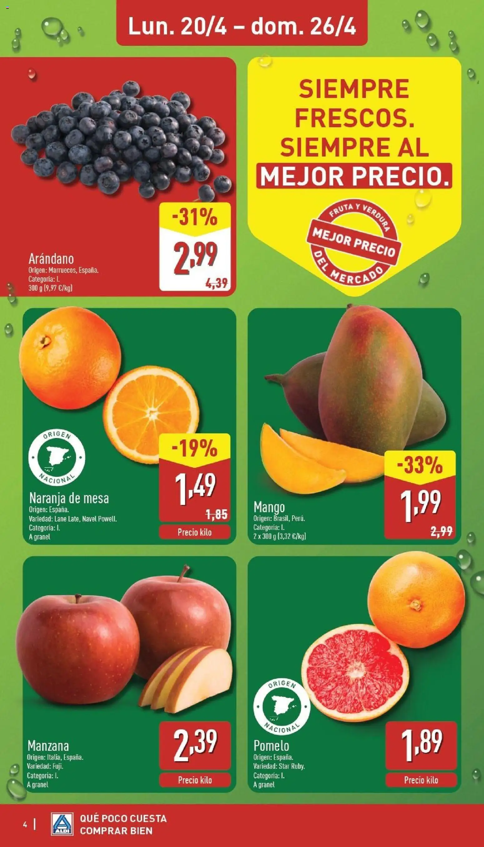 Aldi folleto Baleares │ válido desde el 20.04.2026 | Página: 4