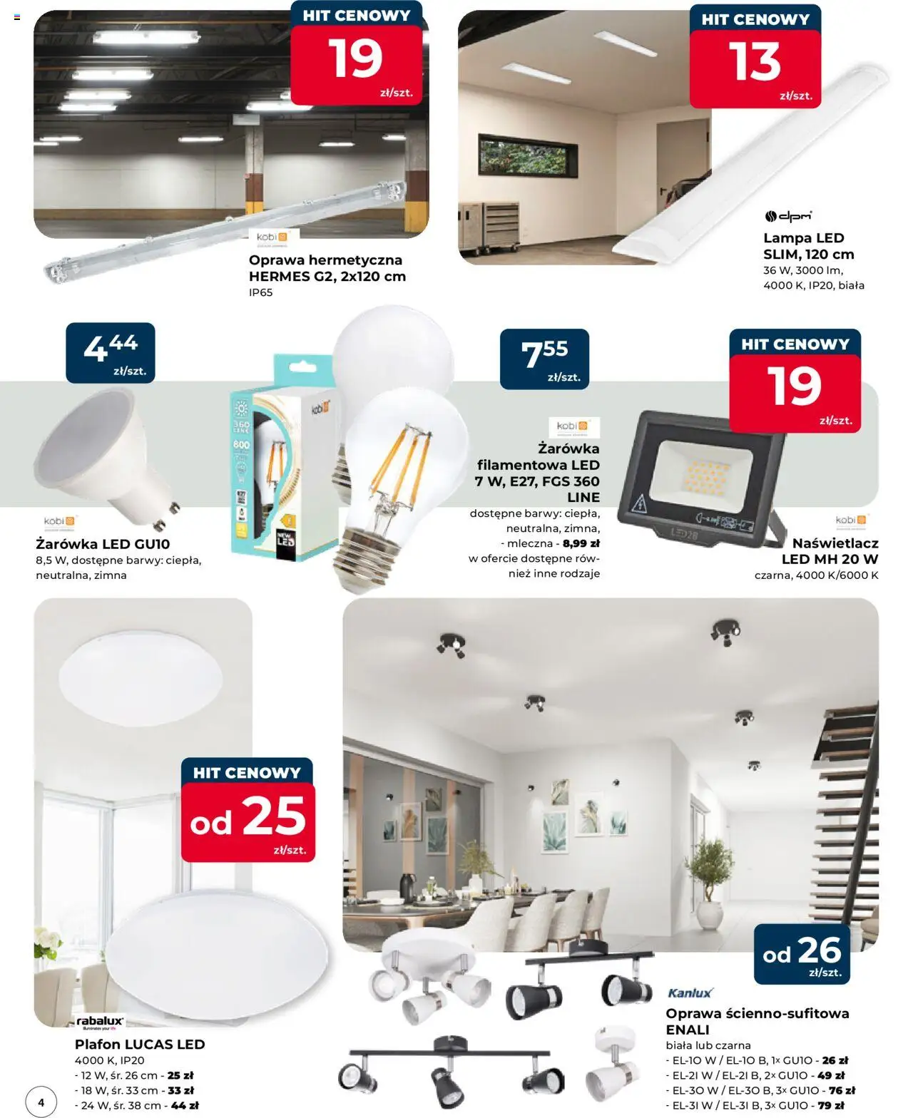 Mrówka Gazetka - Elbląg od 11.09.2025 | Strona: 4 | Produkty: Lampa