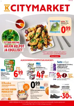 K-Citymarket-mainoslehti voimassa 09.03.2026 alkaen