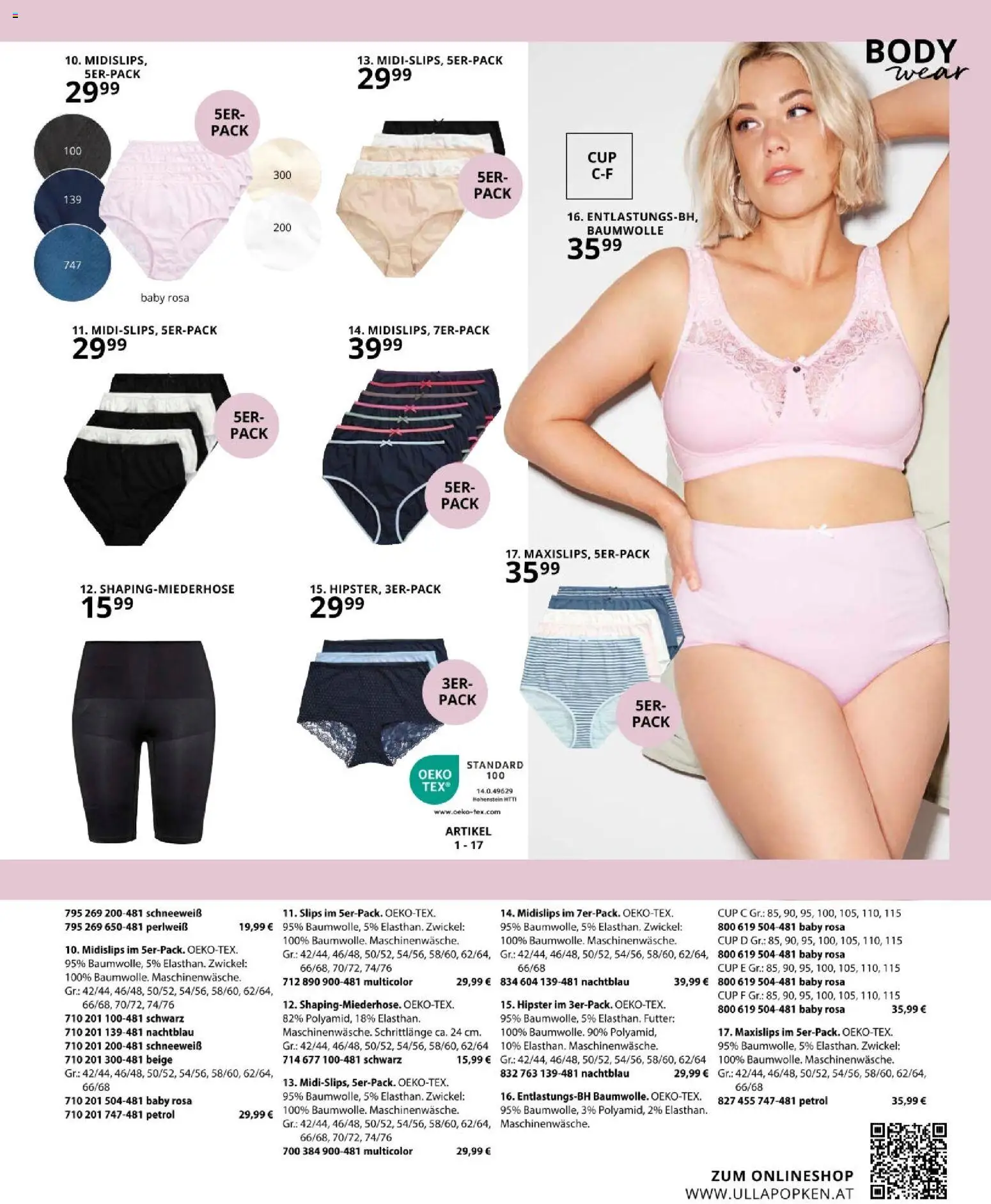 Ulla Popken akciós ujság - amely érvényes a következő dátumtól: 09.01.2026 | Oldal: 127 | Termékek: Body