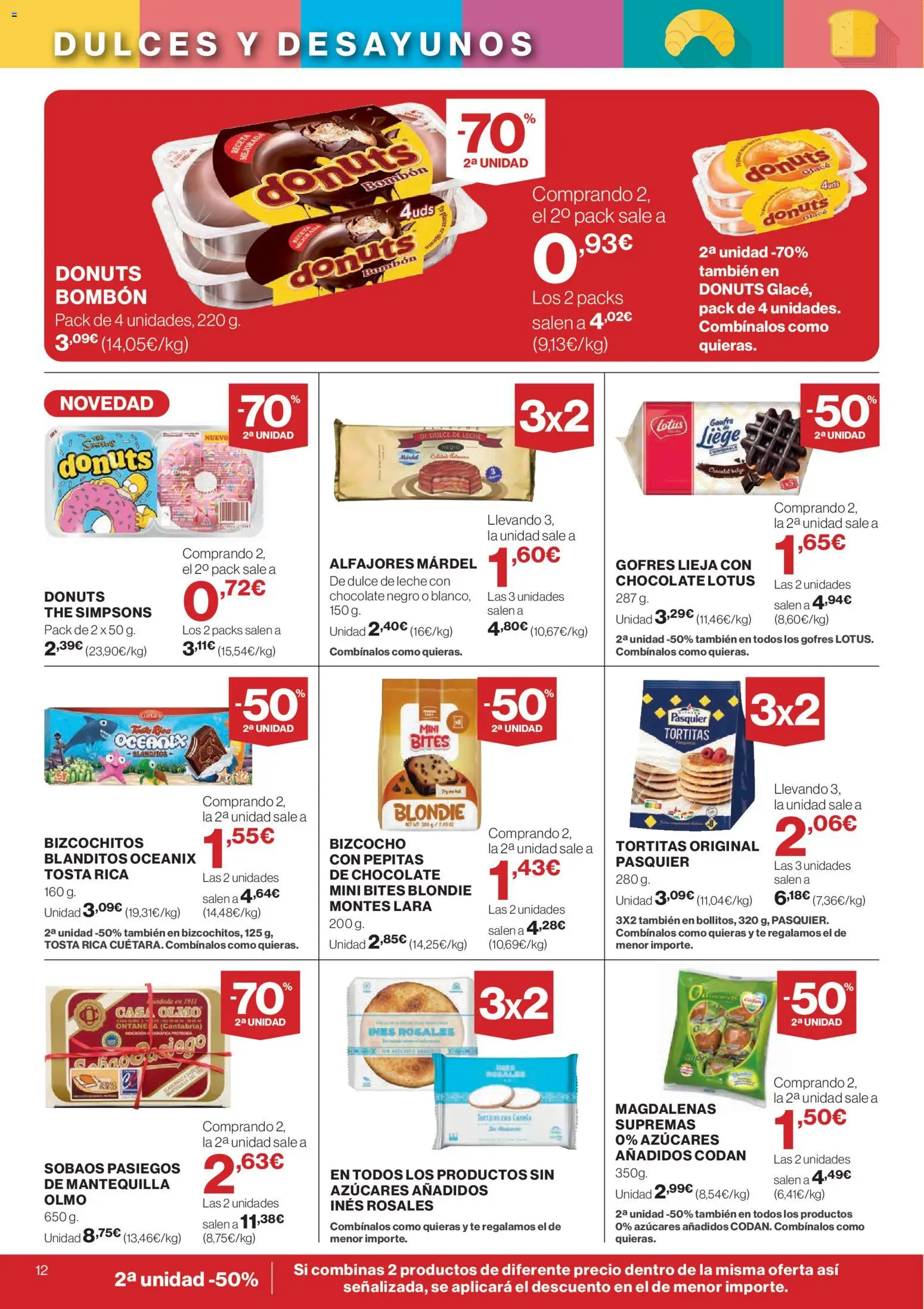 El Corte Inglés ofertas │ válido desde el 29.01.2026 | Página: 12 | Productos: Leche, Chocolate, Té, Συσκευή ροής