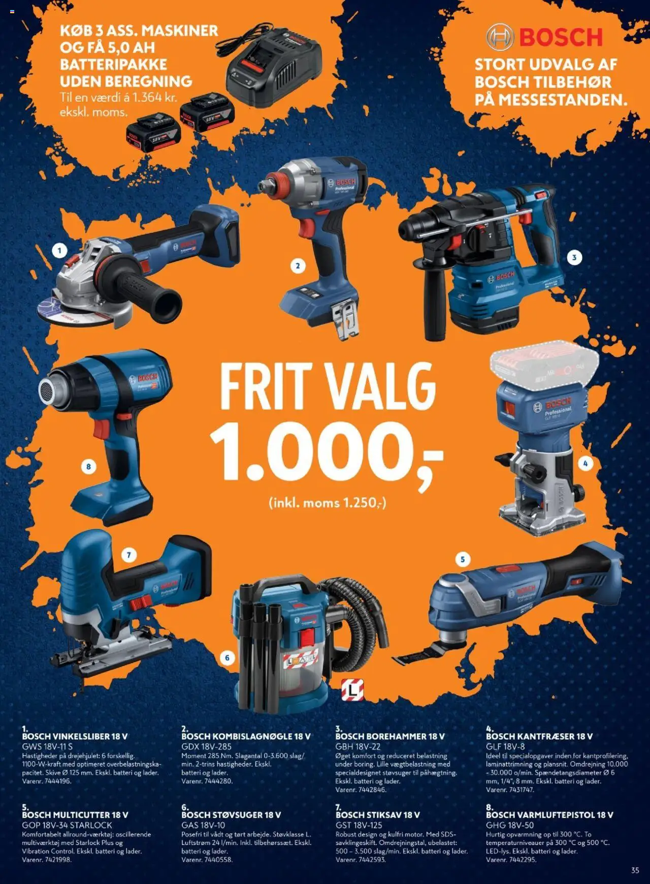 Davidsen tilbudsavis – gyldig fra 10.10.2025 | Side: 35 | Produkter: Støvsuger, Batteri