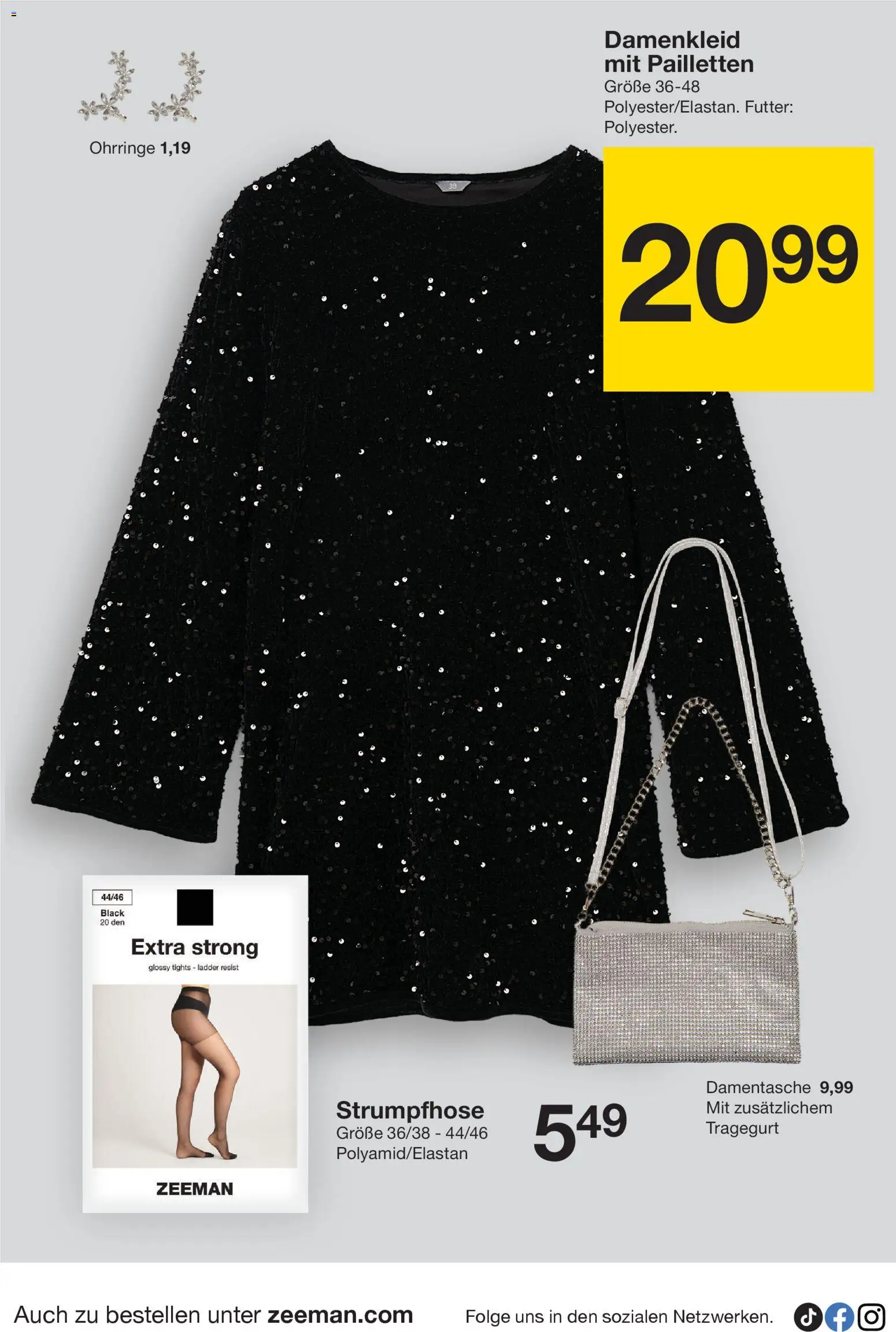 Zeeman Prospekt 	 – gültig ab 08.11.2025 | Seite: 14 | Produkte: Strumpfhose
