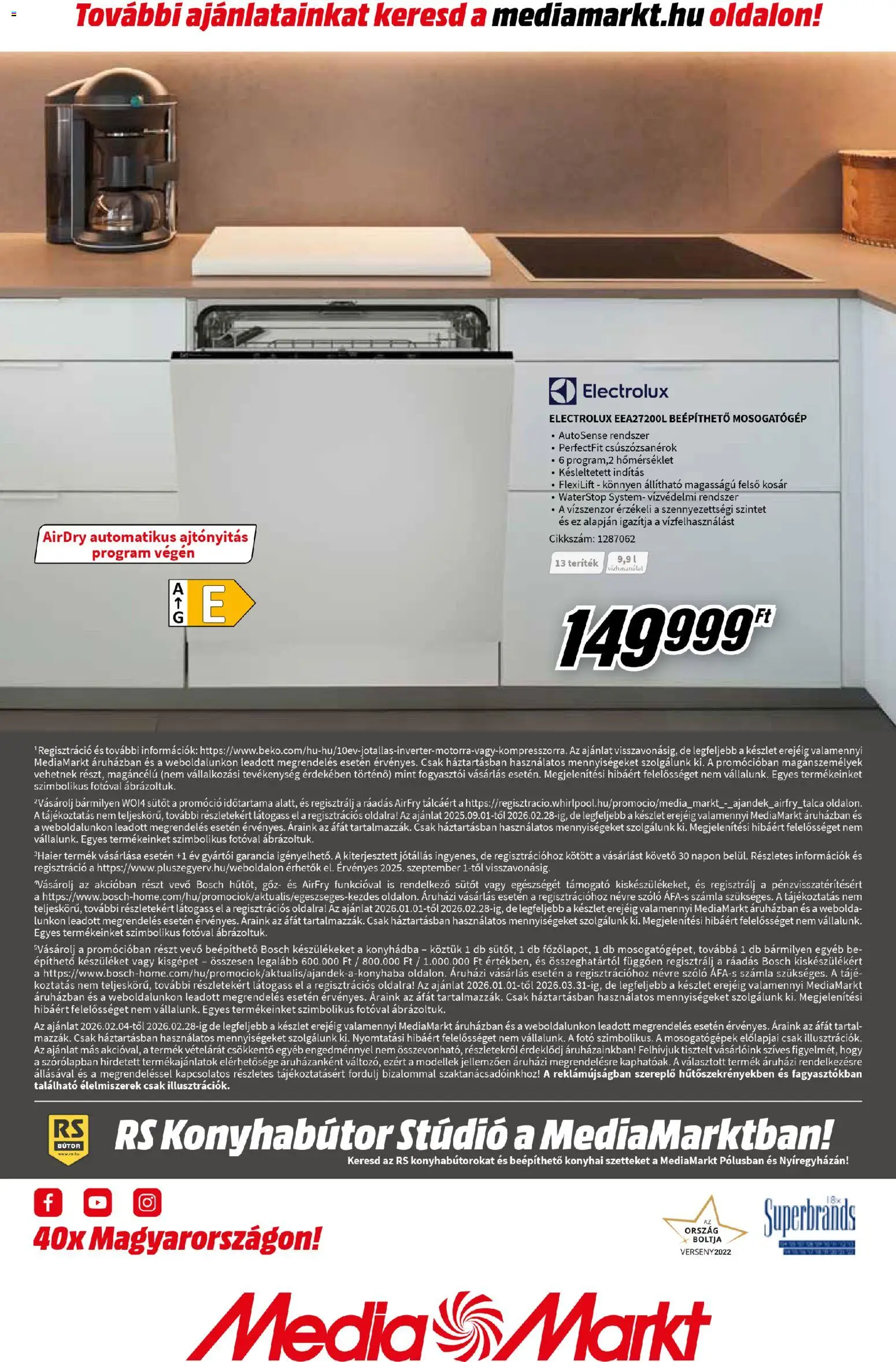 Media Markt akciós ujság - amely érvényes a következő dátumtól: 04.02.2026 | Oldal: 16