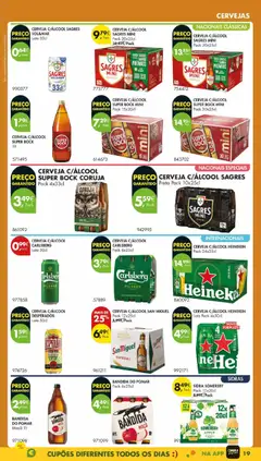 Pré-visualização CERVEJA C/ÁLCOOL SAGRES, Preta Pack 10x25cl válido de 11.11.2025 | Página: 25 | Produtos: Super bock, Maça, Cerveja, Somersby