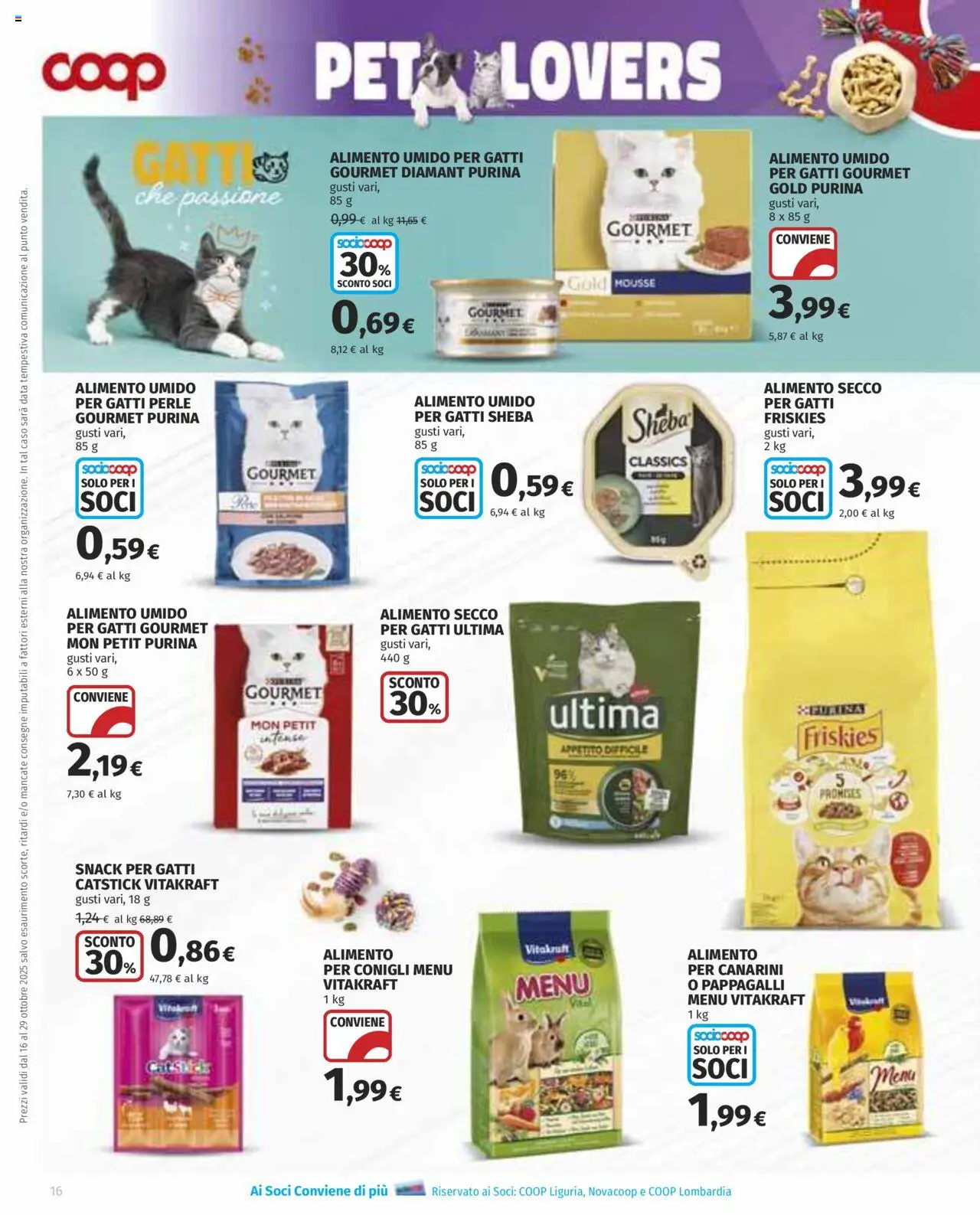 Volantino COOP del 16.10.2025 | Pagina: 16 | Prodotti: Data