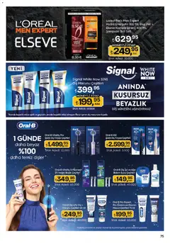 04.12.2025 tarihinden itibaren geçerli olan Migros kataloğu önizlemesi | Sayfa: 75 | Ürünler: Duş, Şampuan, Duş jeli, Diş macunu