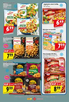 Pogląd oferty "Prim Market gazetka" - ważna od 19.03.2026 | Strona: 13 | Produkty: Kebab, Zapiekanka, Warzywa na patelnie, Salami