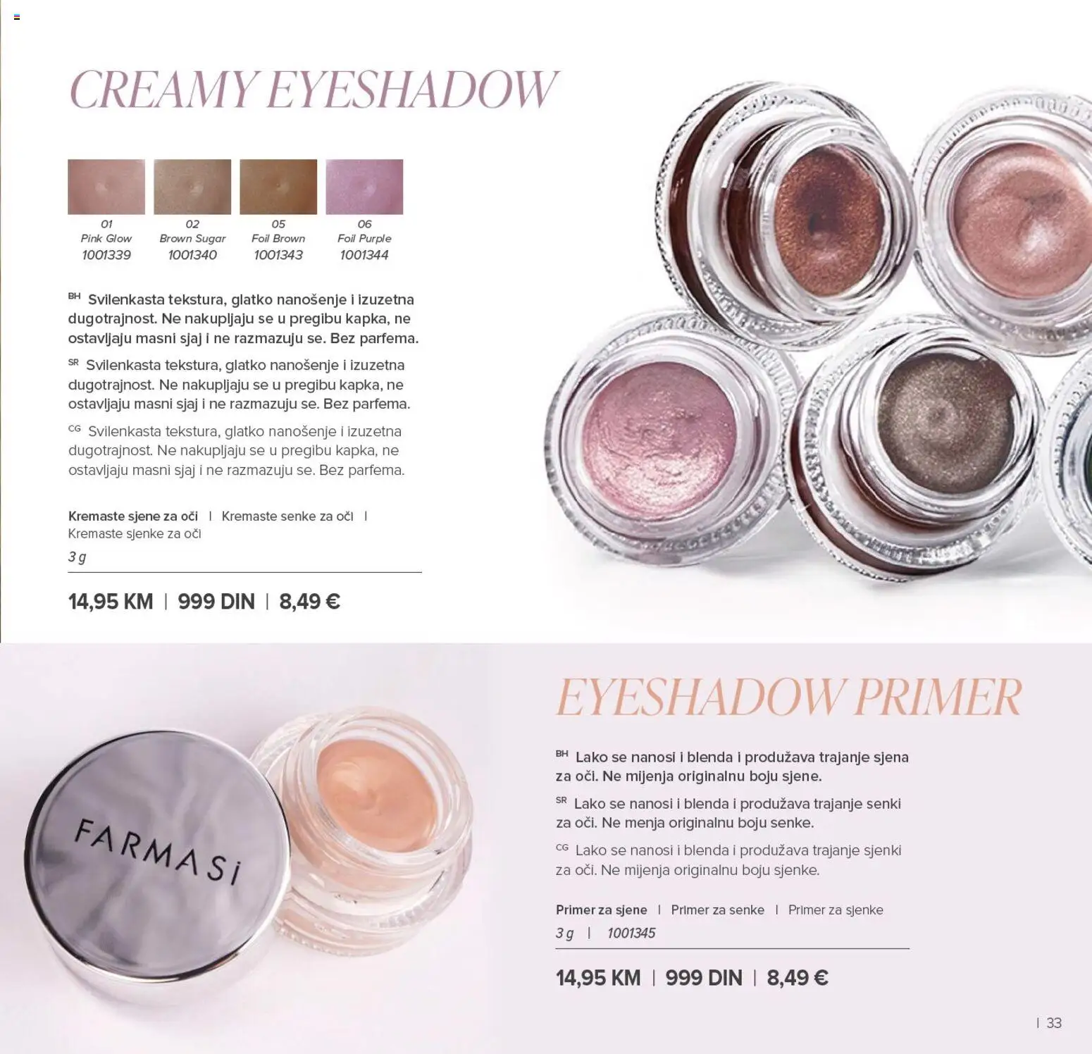 Farmasi katalog - važi od 01.01.2026 | Strana: 33