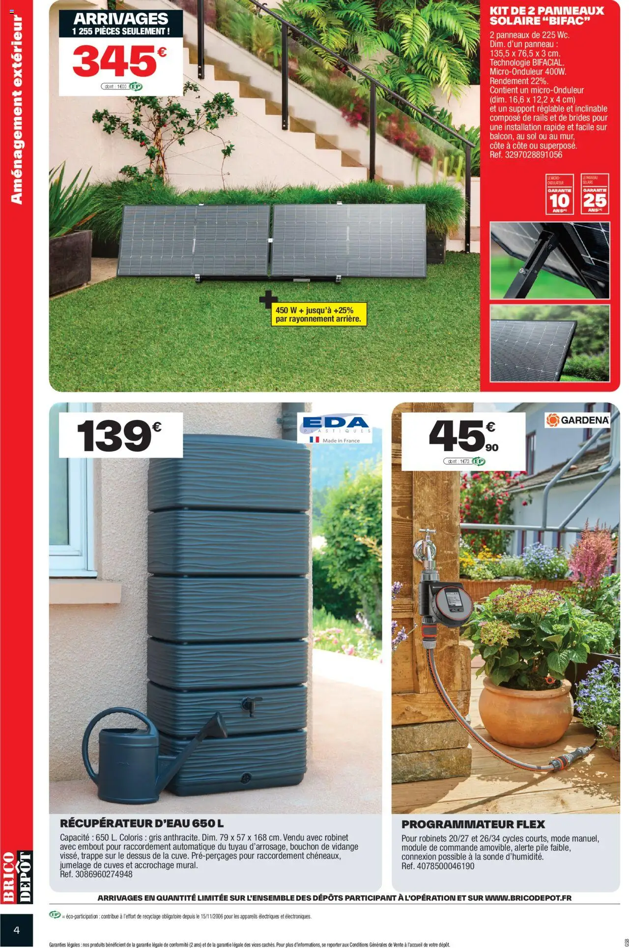  | Page: 4 | Produits: Robinet, Récupérateur d'eau, Tuyau